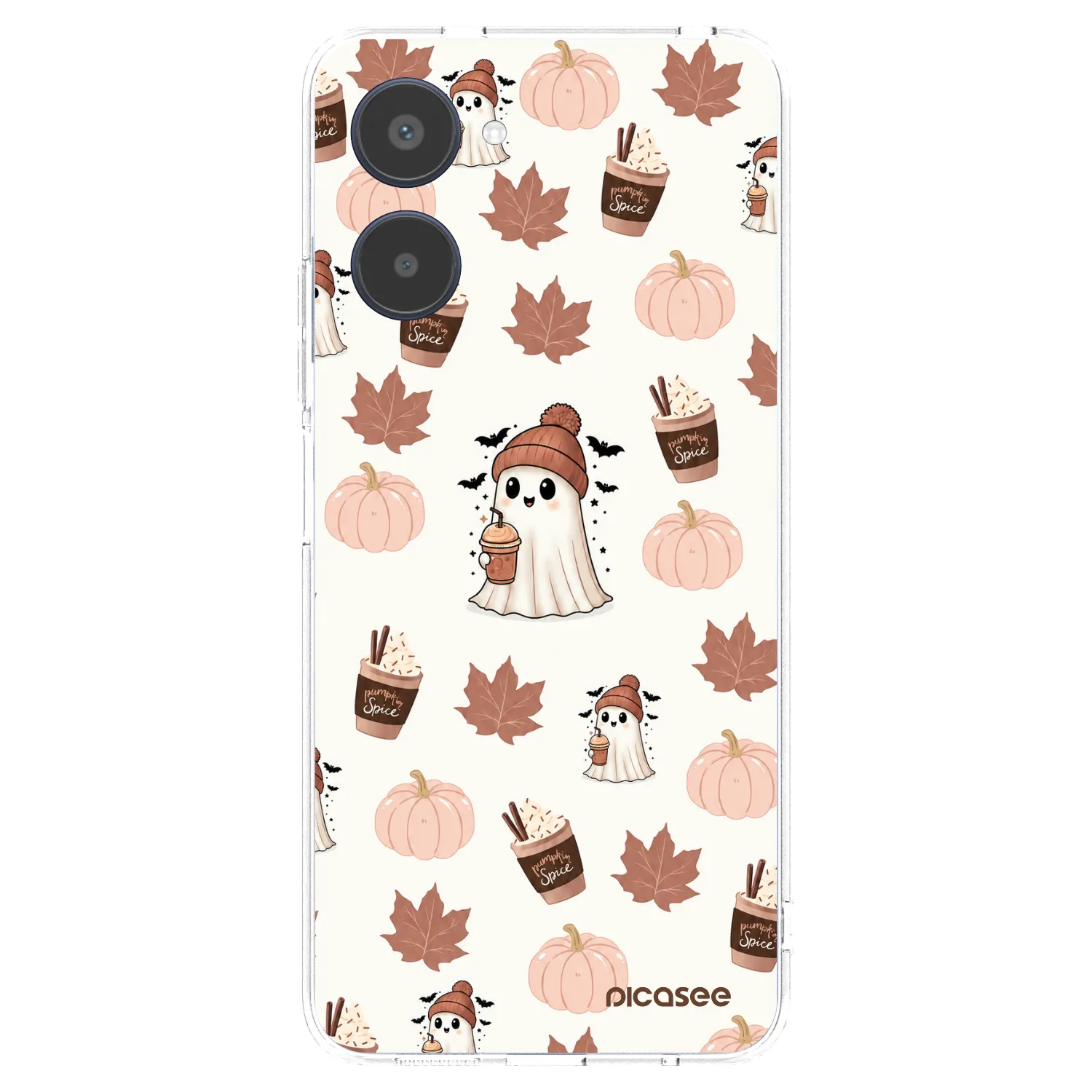 Picasee διαφανής θήκη σιλικόνης Realme 10 4G - Pumpkin spice