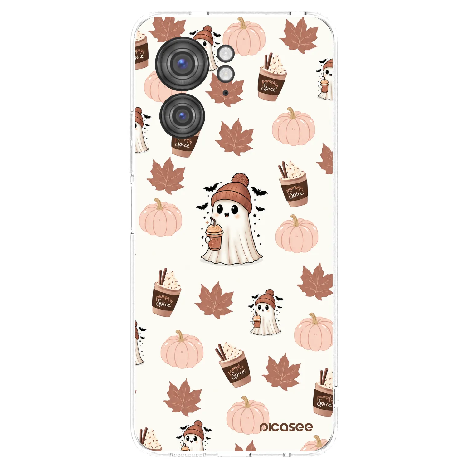 Picasee διαφανής θήκη σιλικόνης Motorola Edge 40 - Pumpkin spice