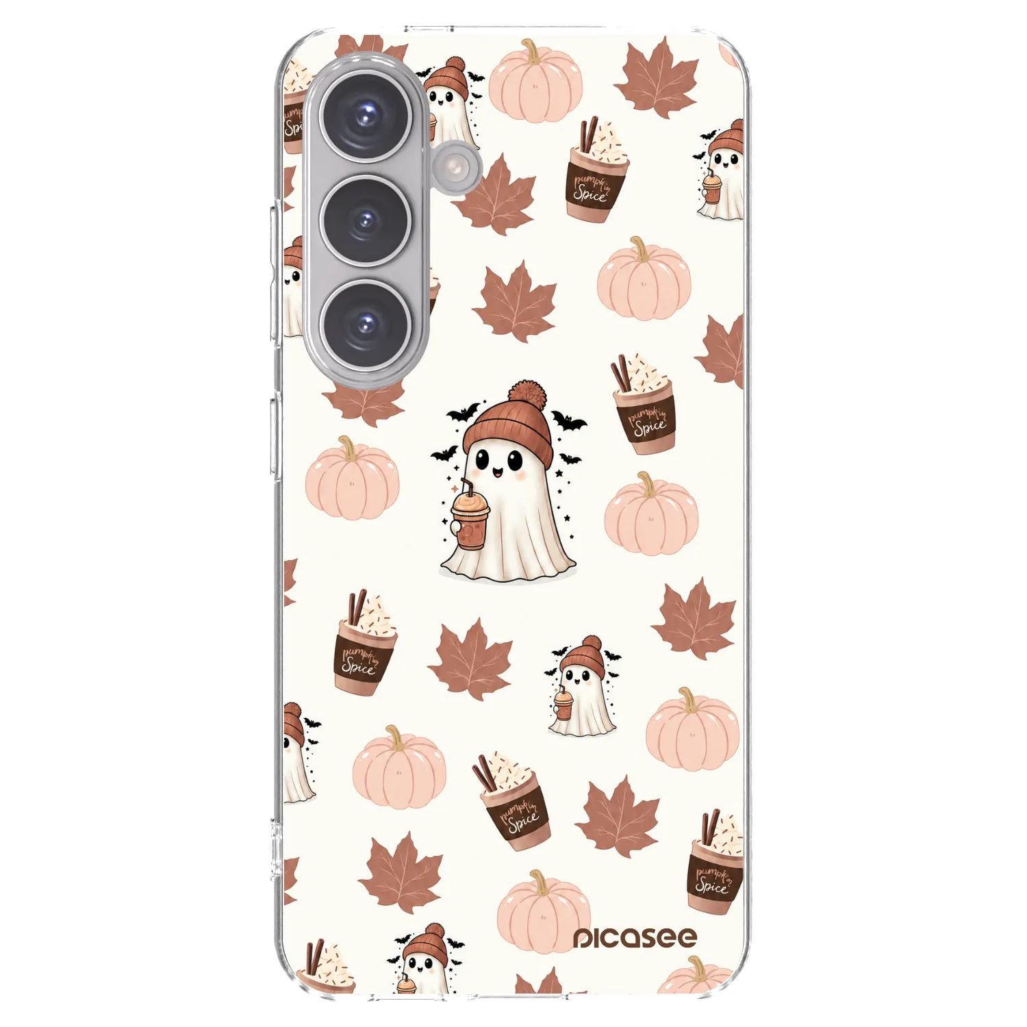 Picasee διαφανής θήκη σιλικόνης Samsung Galaxy S24 S921B 5G - Pumpkin spice