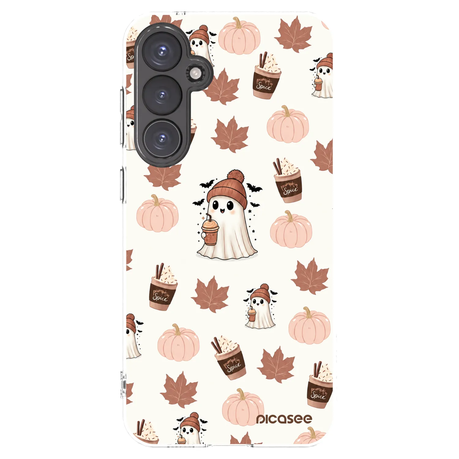Picasee διαφανής θήκη σιλικόνης Samsung Galaxy S23 FE S711B - Pumpkin spice