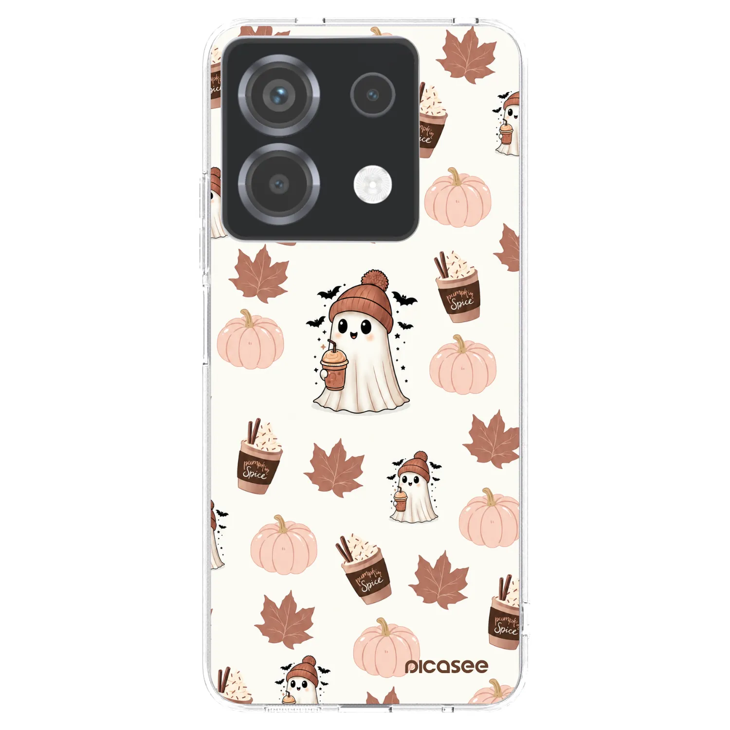 Picasee διαφανής θήκη σιλικόνης Xiaomi Poco X6 - Pumpkin spice