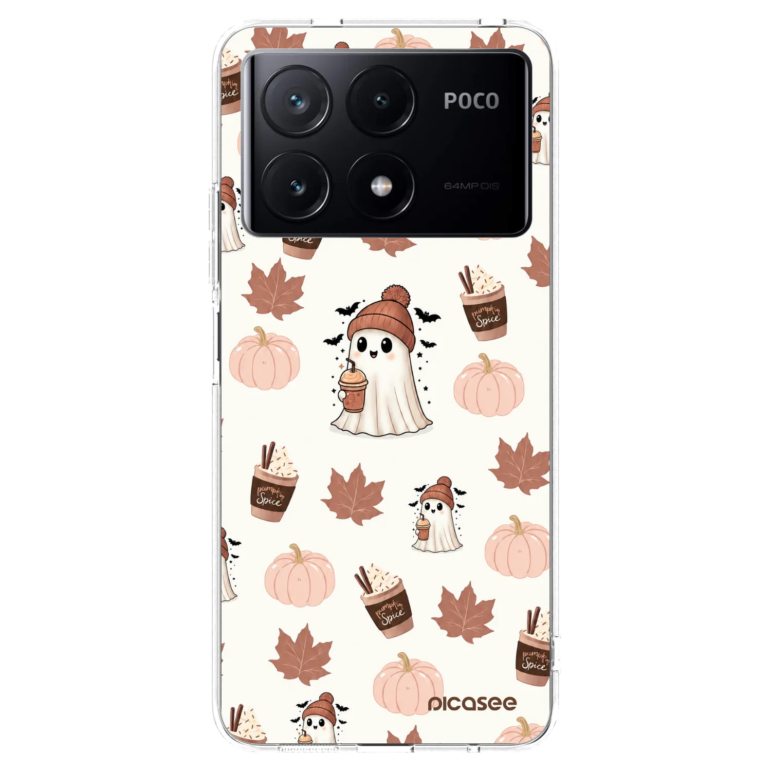 Picasee διαφανής θήκη σιλικόνης Xiaomi Poco X6 Pro - Pumpkin spice