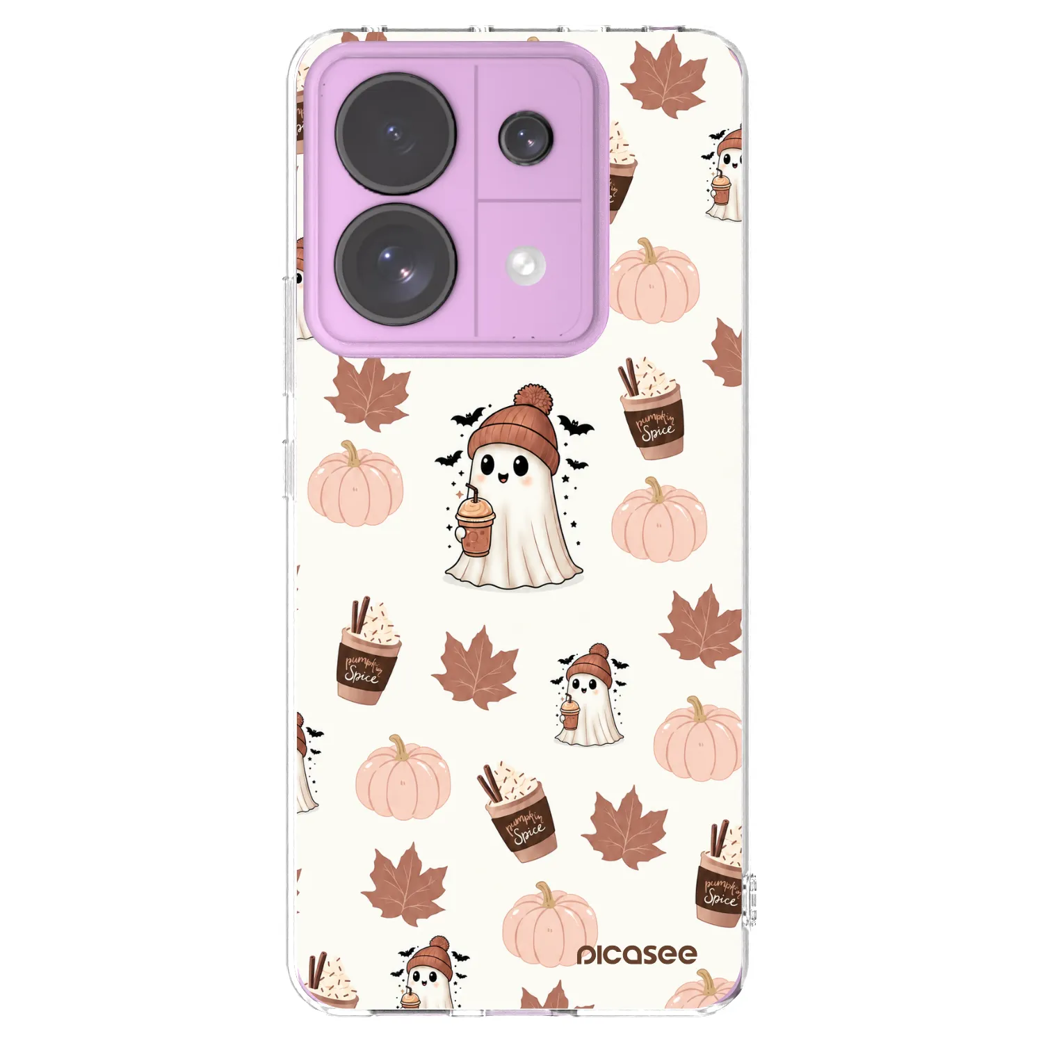 Picasee διαφανής θήκη σιλικόνης Xiaomi Redmi Note 13 Pro 5G - Pumpkin spice