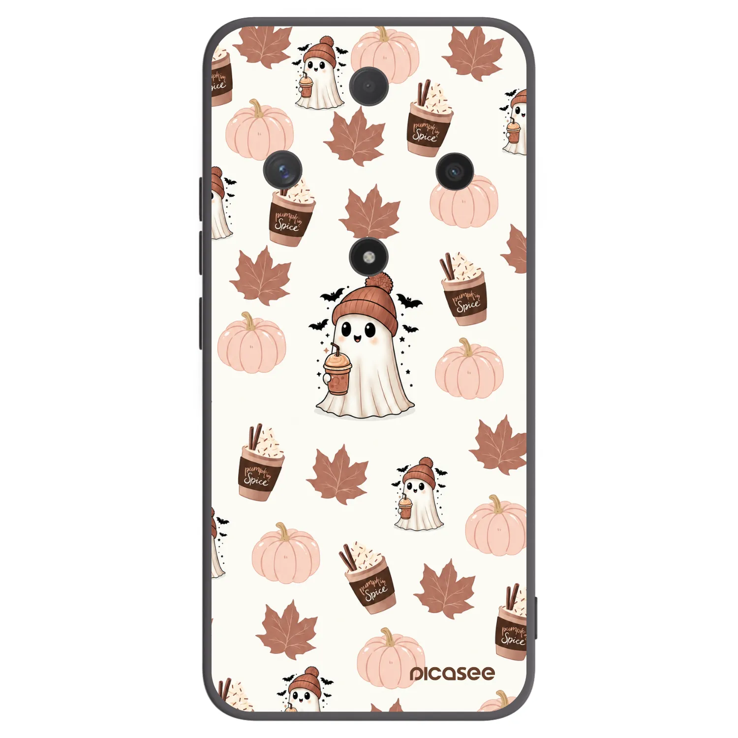 Picasee Μαύρη θήκη σιλικόνης για Honor Magic6 Lite 5G - Pumpkin spice