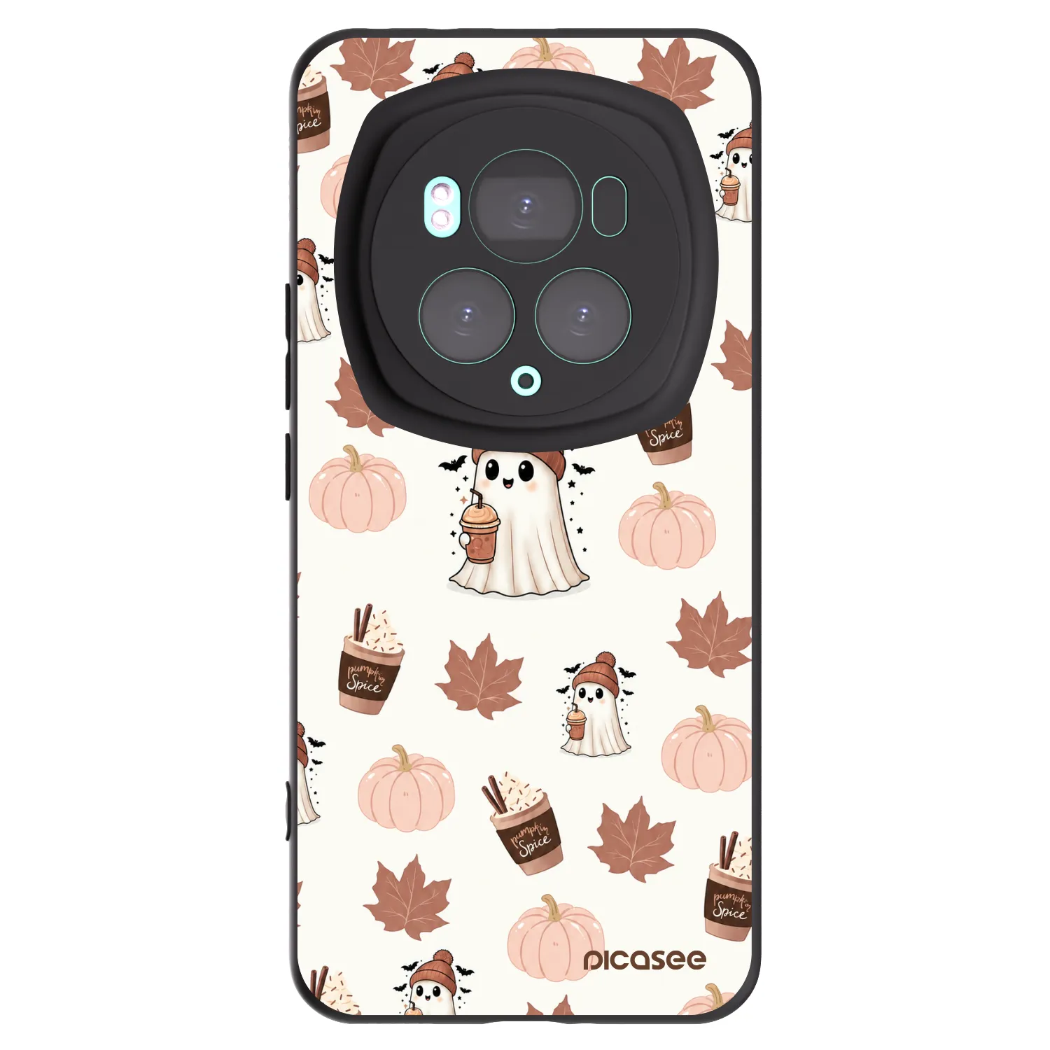 Picasee Μαύρη θήκη σιλικόνης για Honor Magic6 Pro - Pumpkin spice