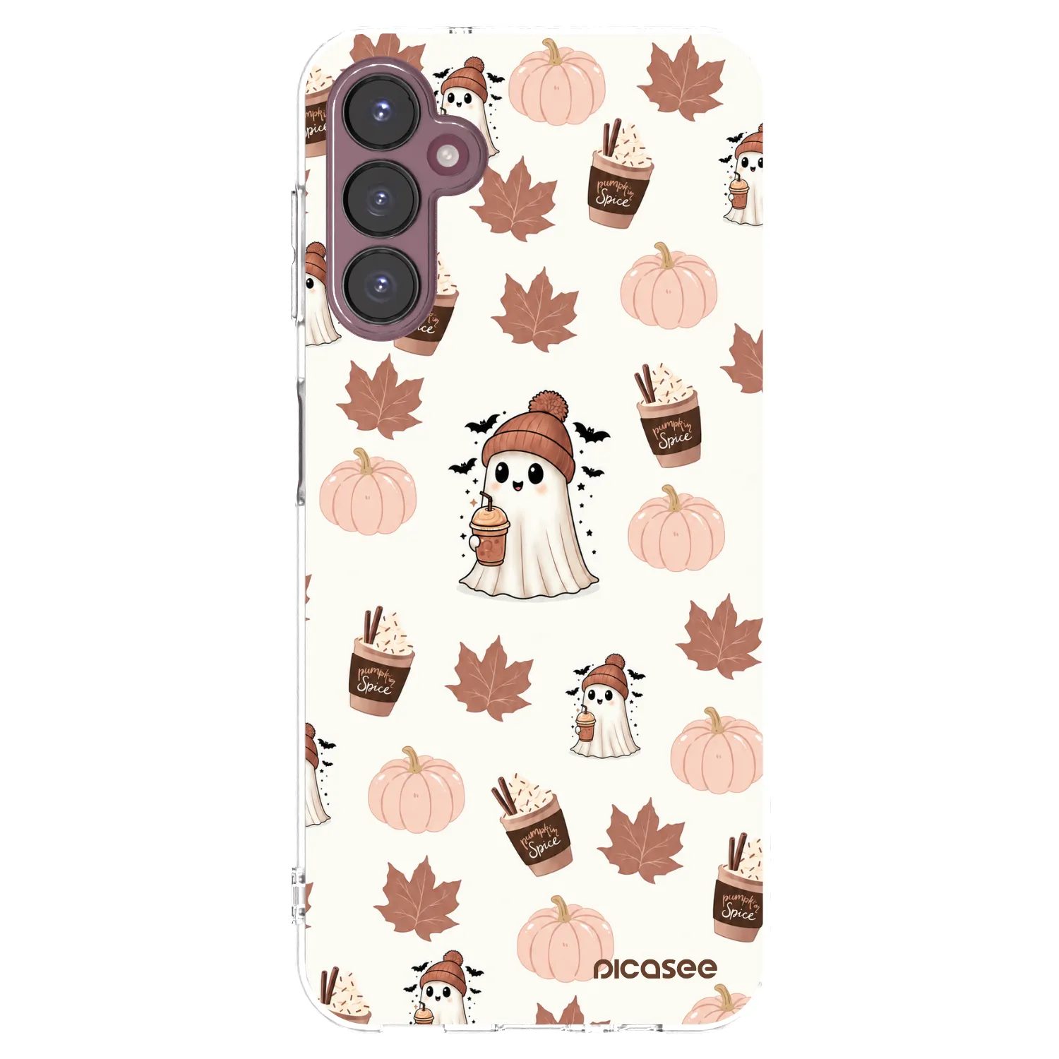 Picasee διαφανής θήκη σιλικόνης Samsung Galaxy A05s A057G - Pumpkin spice