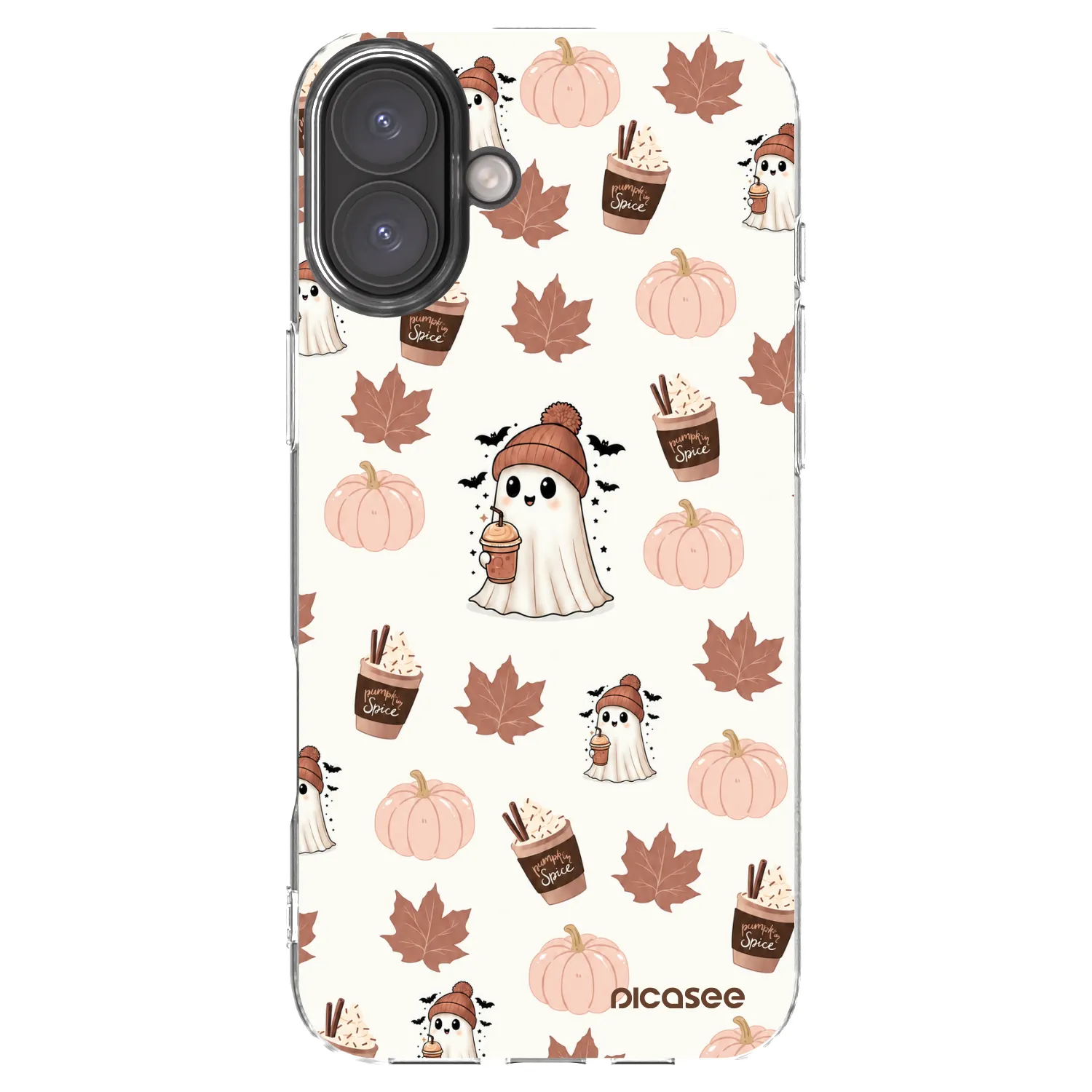 Picasee διαφανής θήκη σιλικόνης Apple iPhone 16 Plus - Pumpkin spice