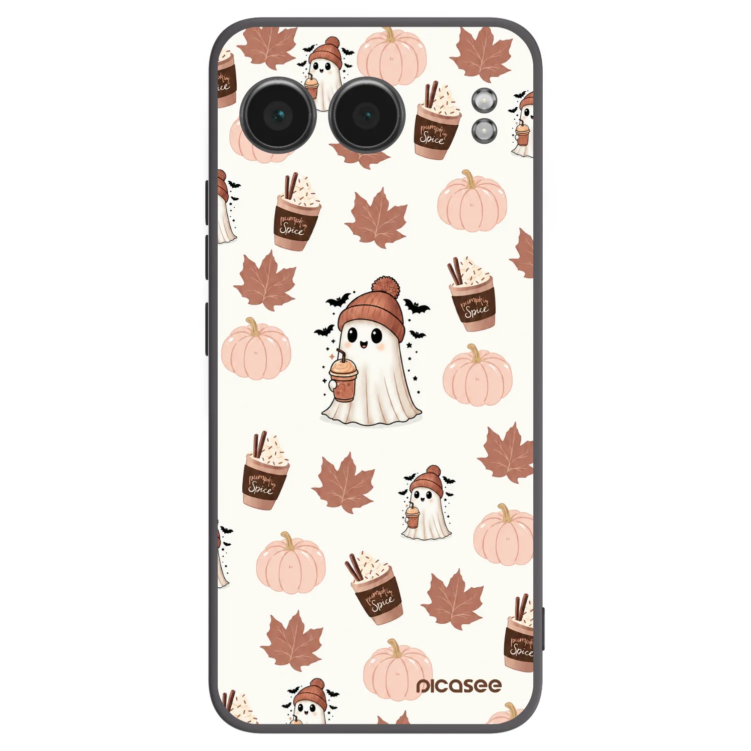Picasee Μαύρη θήκη σιλικόνης για OnePlus Nord 4 - Pumpkin spice