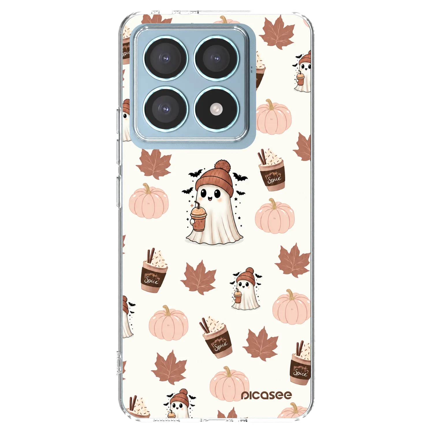 Picasee διαφανής θήκη σιλικόνης Xiaomi 14T Pro - Pumpkin spice