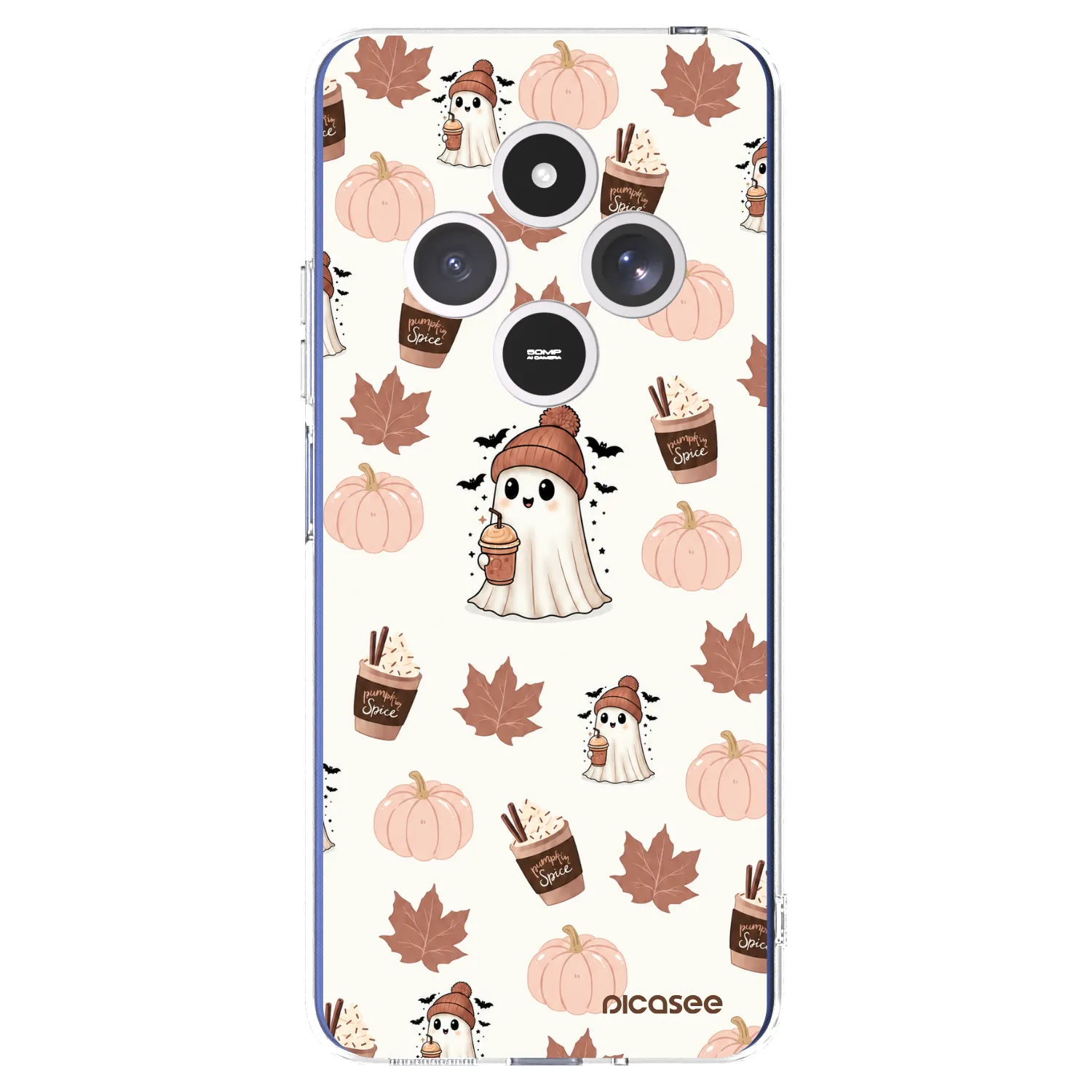 Picasee διαφανής θήκη σιλικόνης Xiaomi Redmi 14C - Pumpkin spice
