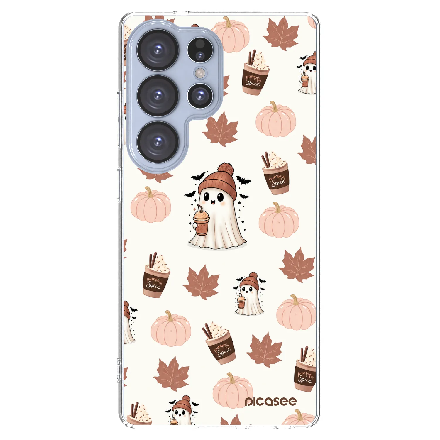 Picasee διαφανής θήκη σιλικόνης Samsung Galaxy S25 Ultra 5G - Pumpkin spice
