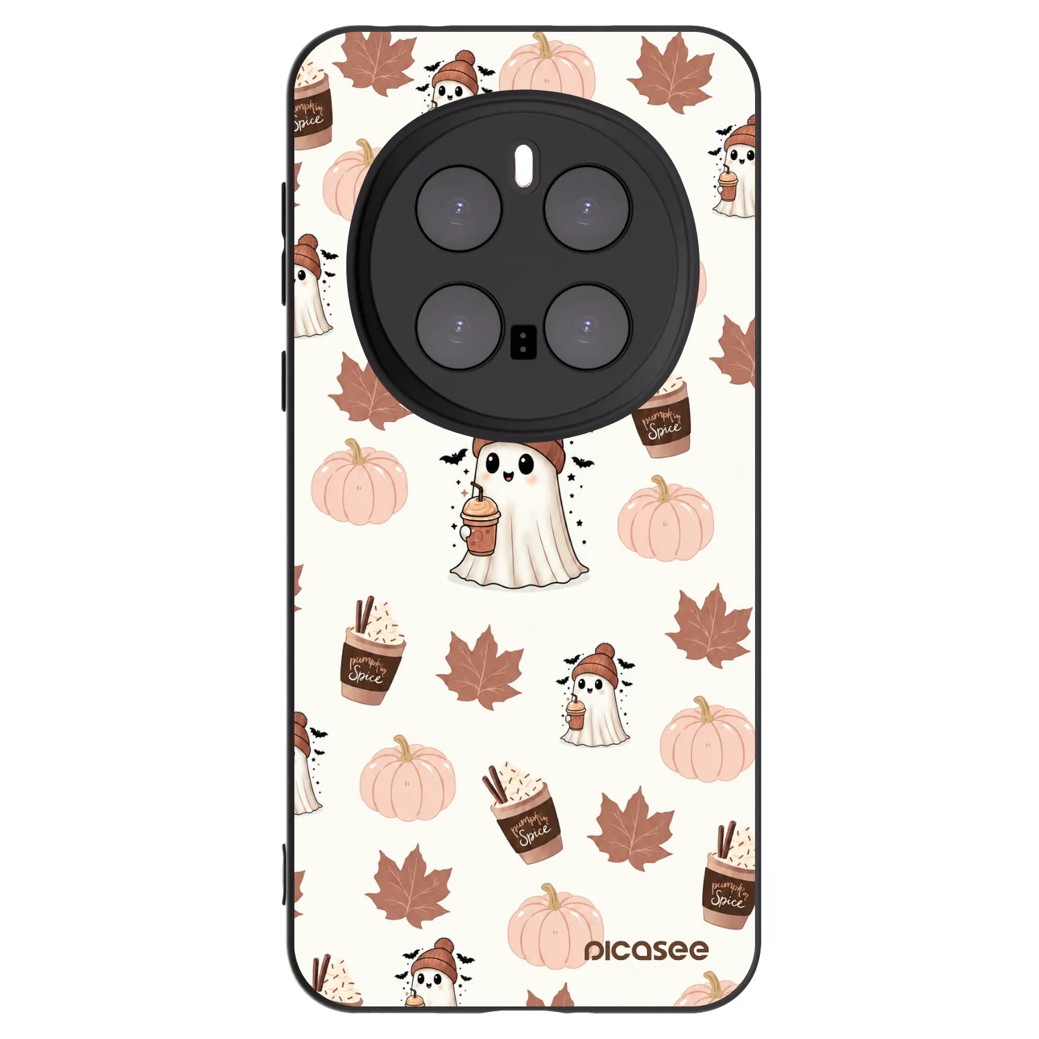 Picasee Μαύρη θήκη σιλικόνης για Honor Magic7 Pro 5G - Pumpkin spice