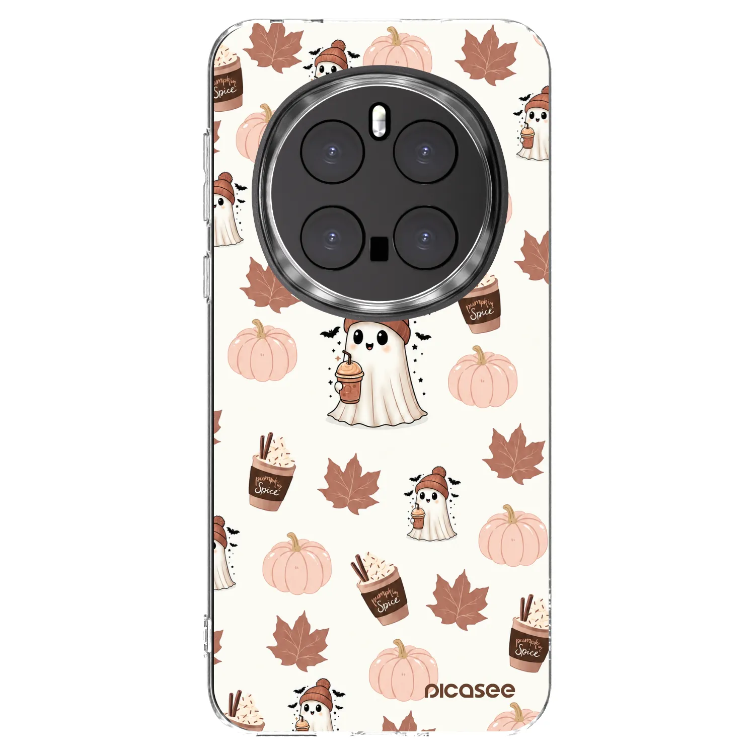 Picasee διαφανής θήκη σιλικόνης Honor Magic7 Pro 5G - Pumpkin spice