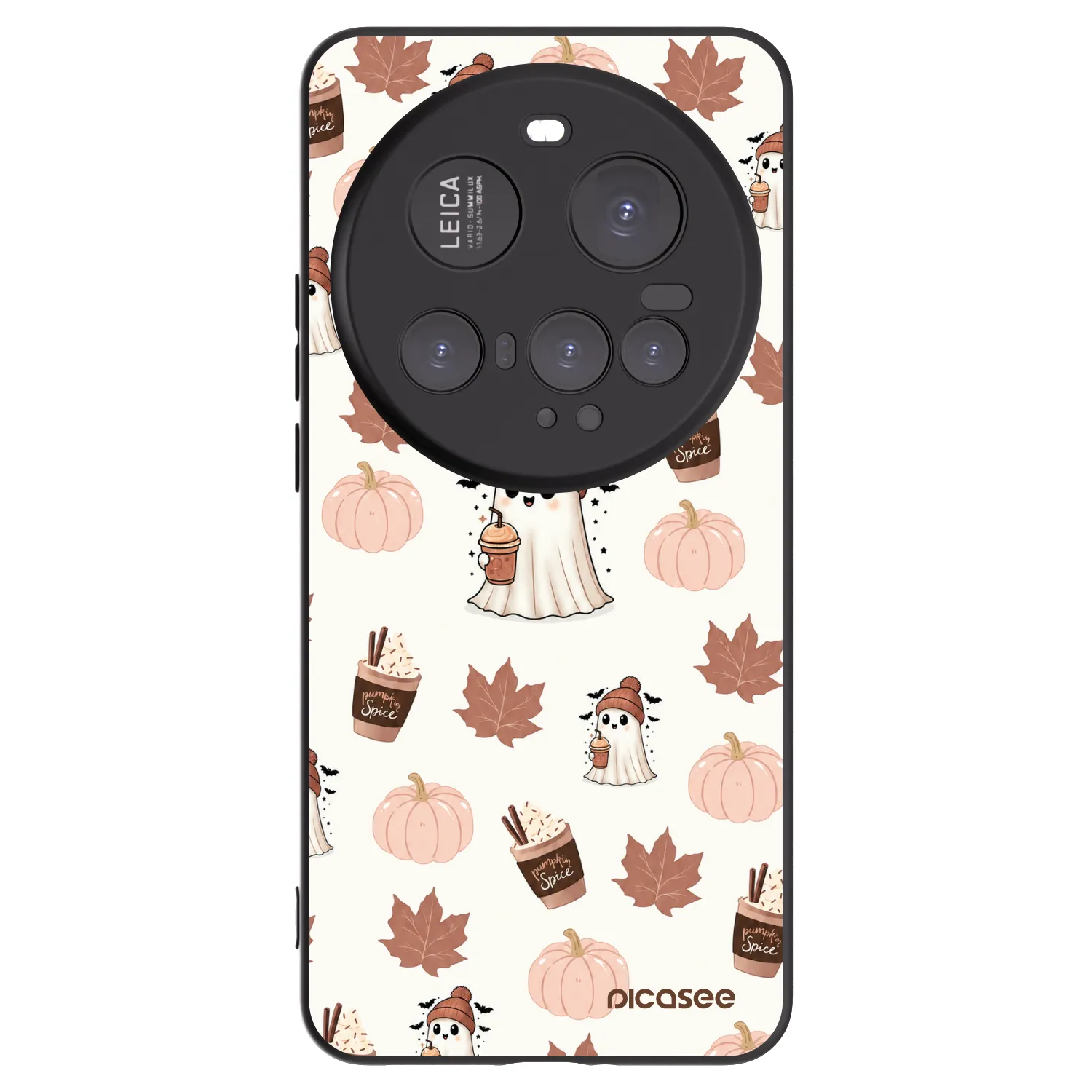 Picasee Μαύρη θήκη σιλικόνης για Xiaomi 15 Ultra - Pumpkin spice