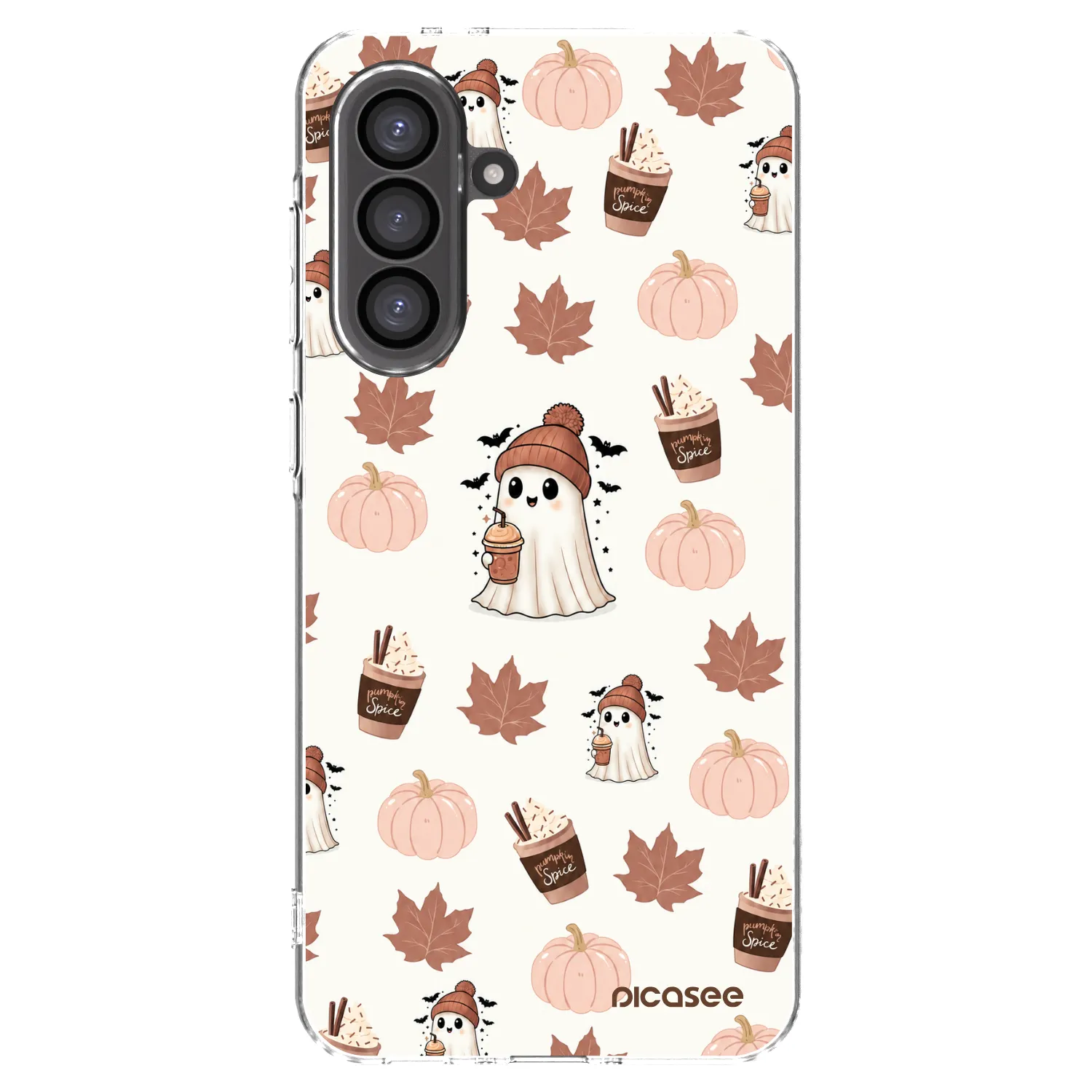 Picasee διαφανής θήκη σιλικόνης Samsung Galaxy A36 5G - Pumpkin spice
