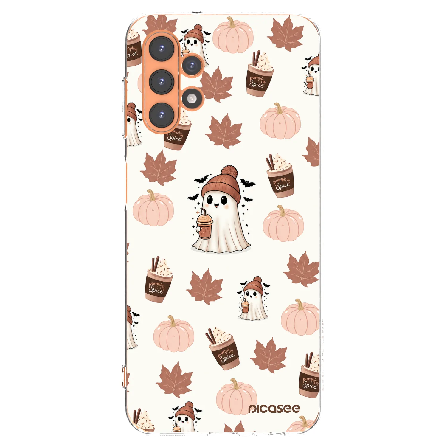 Picasee διαφανής θήκη σιλικόνης Samsung Galaxy A13 5G - Pumpkin spice