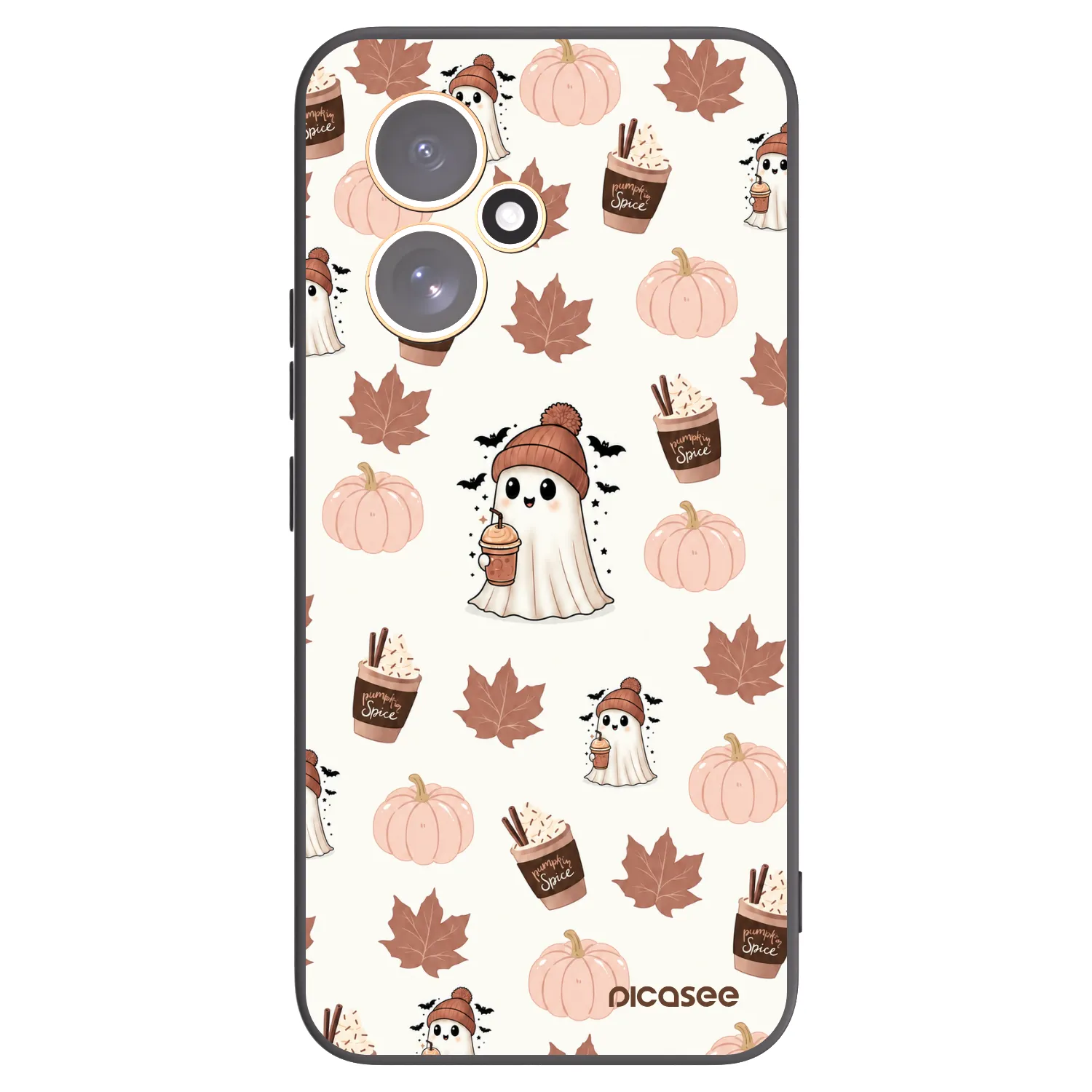 Picasee Μαύρη θήκη σιλικόνης για Honor 400 5G - Pumpkin spice