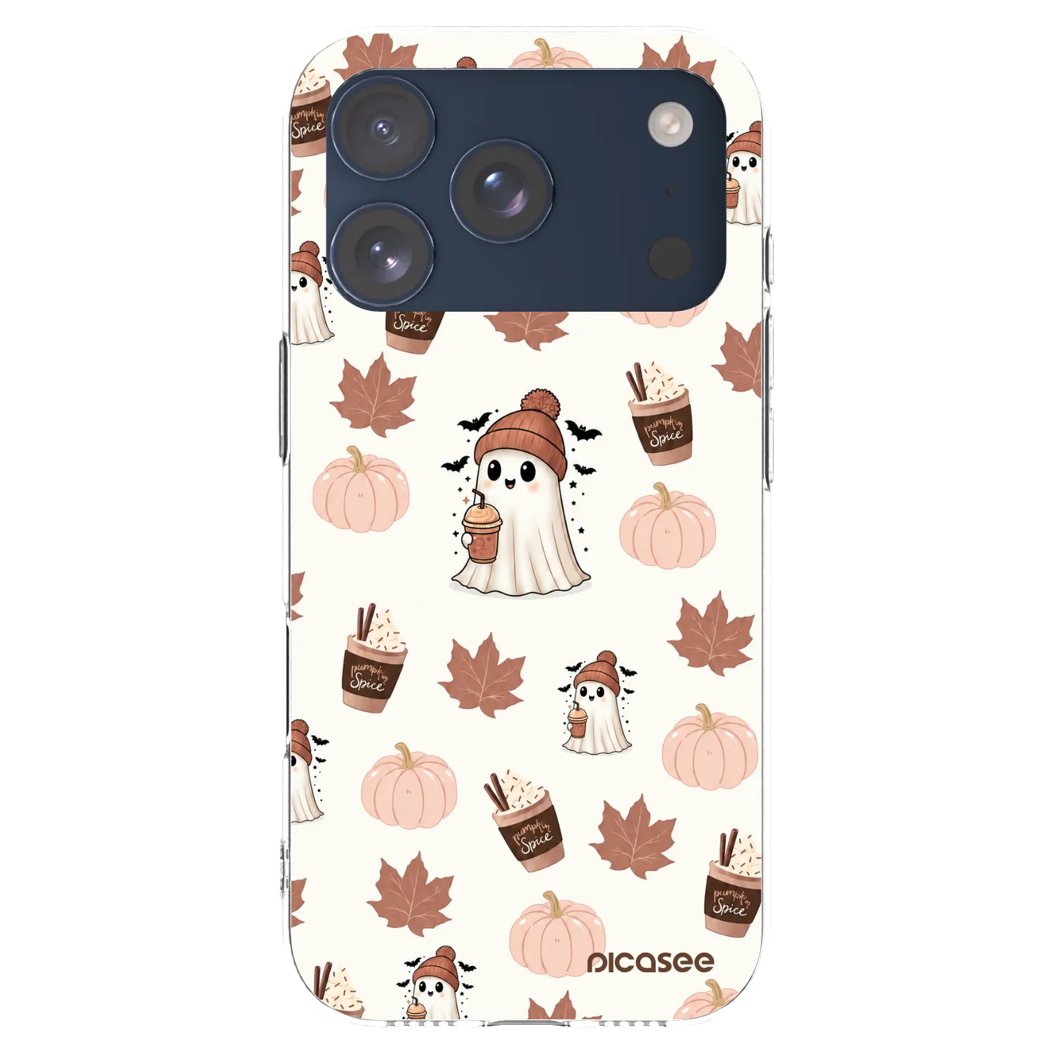 Picasee διαφανής θήκη σιλικόνης Apple iPhone 17 Pro - Pumpkin spice