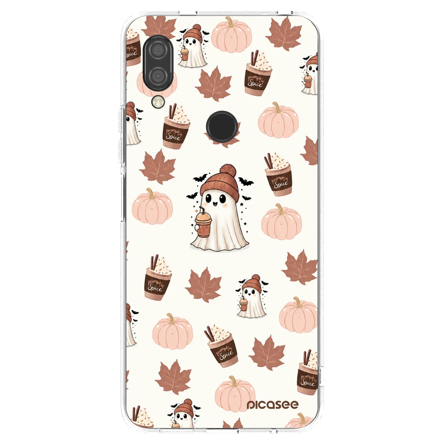 Picasee διαφανής θήκη σιλικόνης Xiaomi Redmi 7 - Pumpkin spice