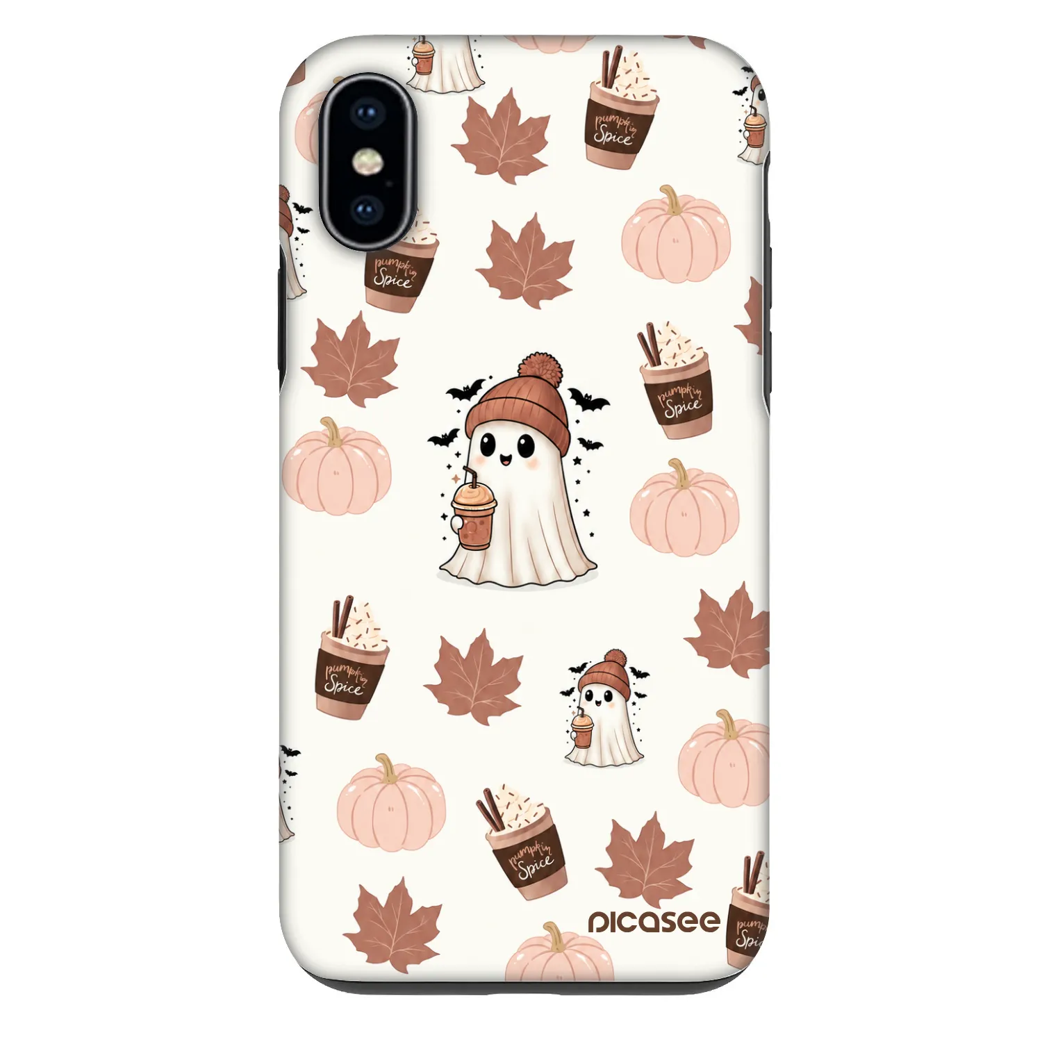 Picasee Fashion Case για Apple iPhone X/XS - Pumpkin spice