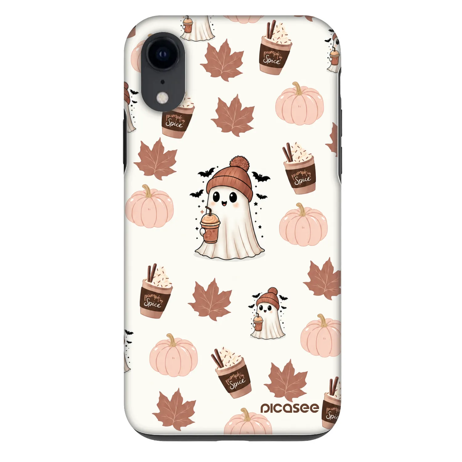 Picasee Fashion Case για Apple iPhone XR - Pumpkin spice