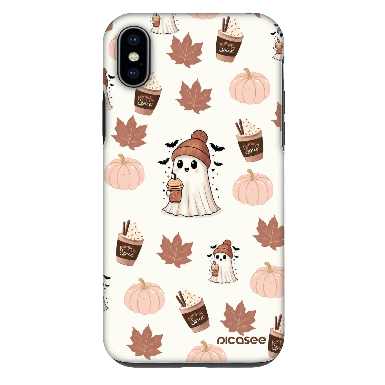 Picasee Fashion Case για Apple iPhone XS Max - Pumpkin spice