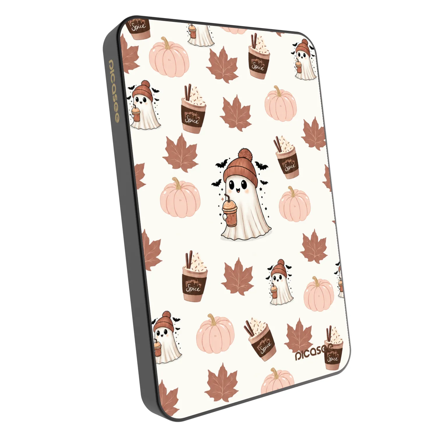 Picasee Powerbank με MagSafe 5 000 mAh Γκρί - Pumpkin spice