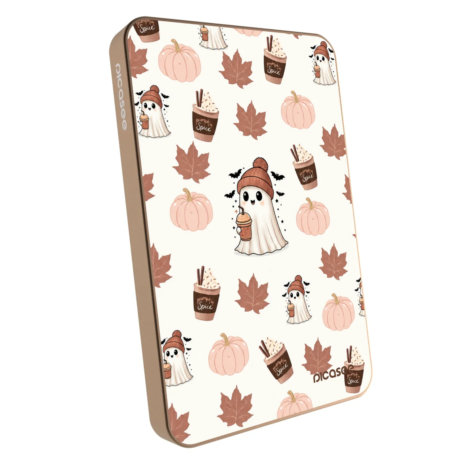 Picasee Powerbank με MagSafe 5 000 mAh Χρυσαφένιος - Pumpkin spice