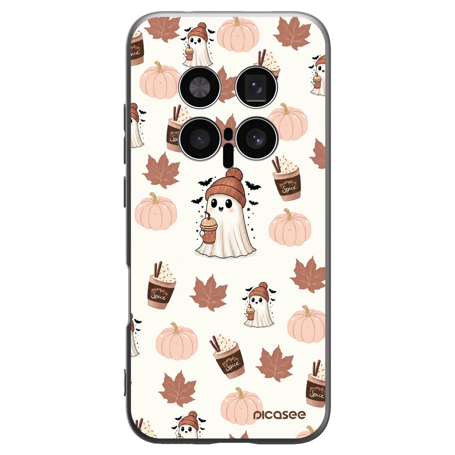 Picasee Μαύρη θήκη σιλικόνης για Honor Magic8 Pro 5G - Pumpkin spice