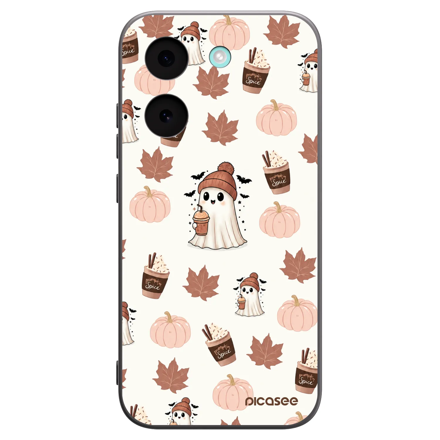 Picasee Μαύρη θήκη σιλικόνης για Xiaomi Poco X8 Pro - Pumpkin spice