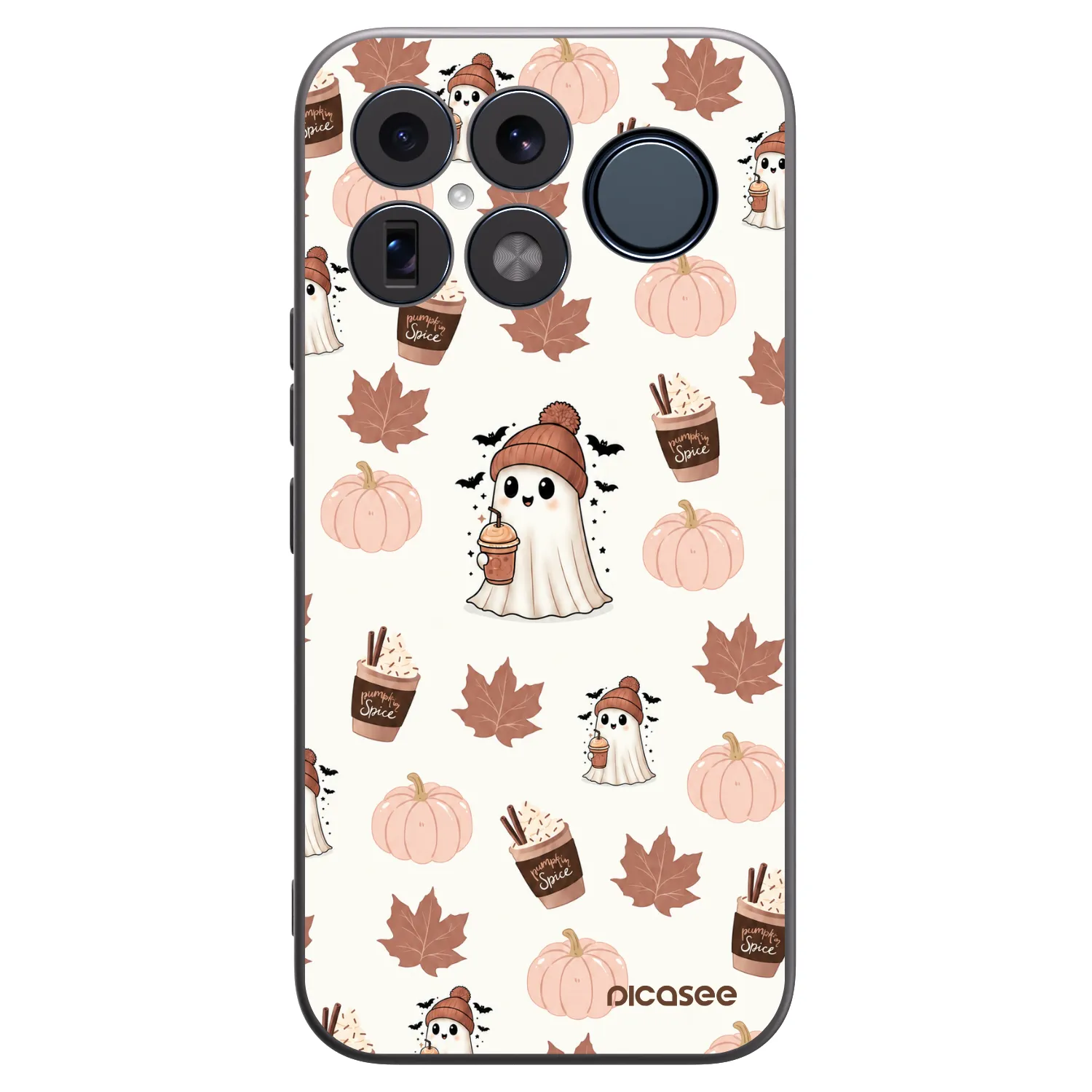 Picasee Μαύρη θήκη σιλικόνης για Xiaomi Poco F8 Ultra - Pumpkin spice