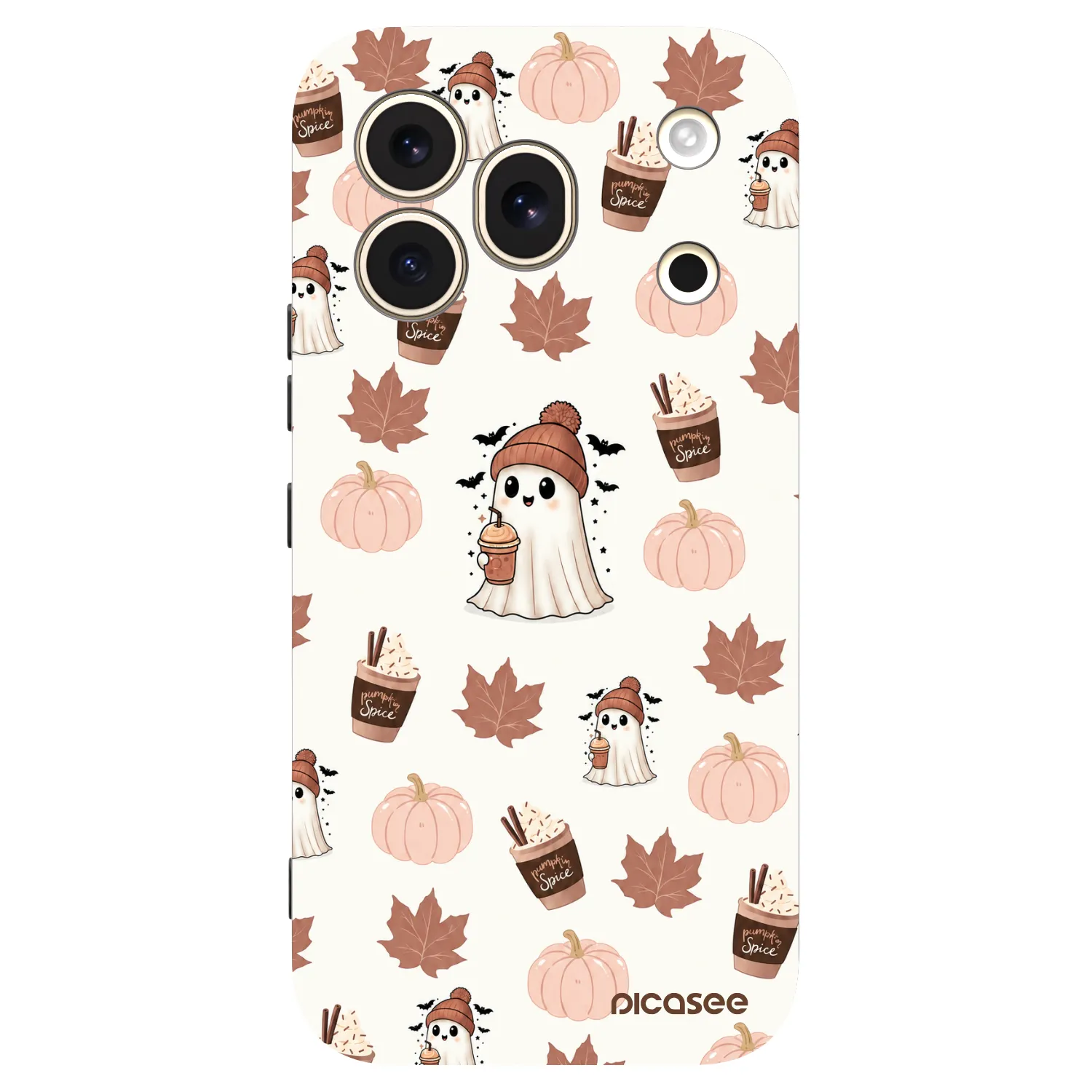 Picasee Μαύρη θήκη σιλικόνης για Honor 600 Pro - Pumpkin spice