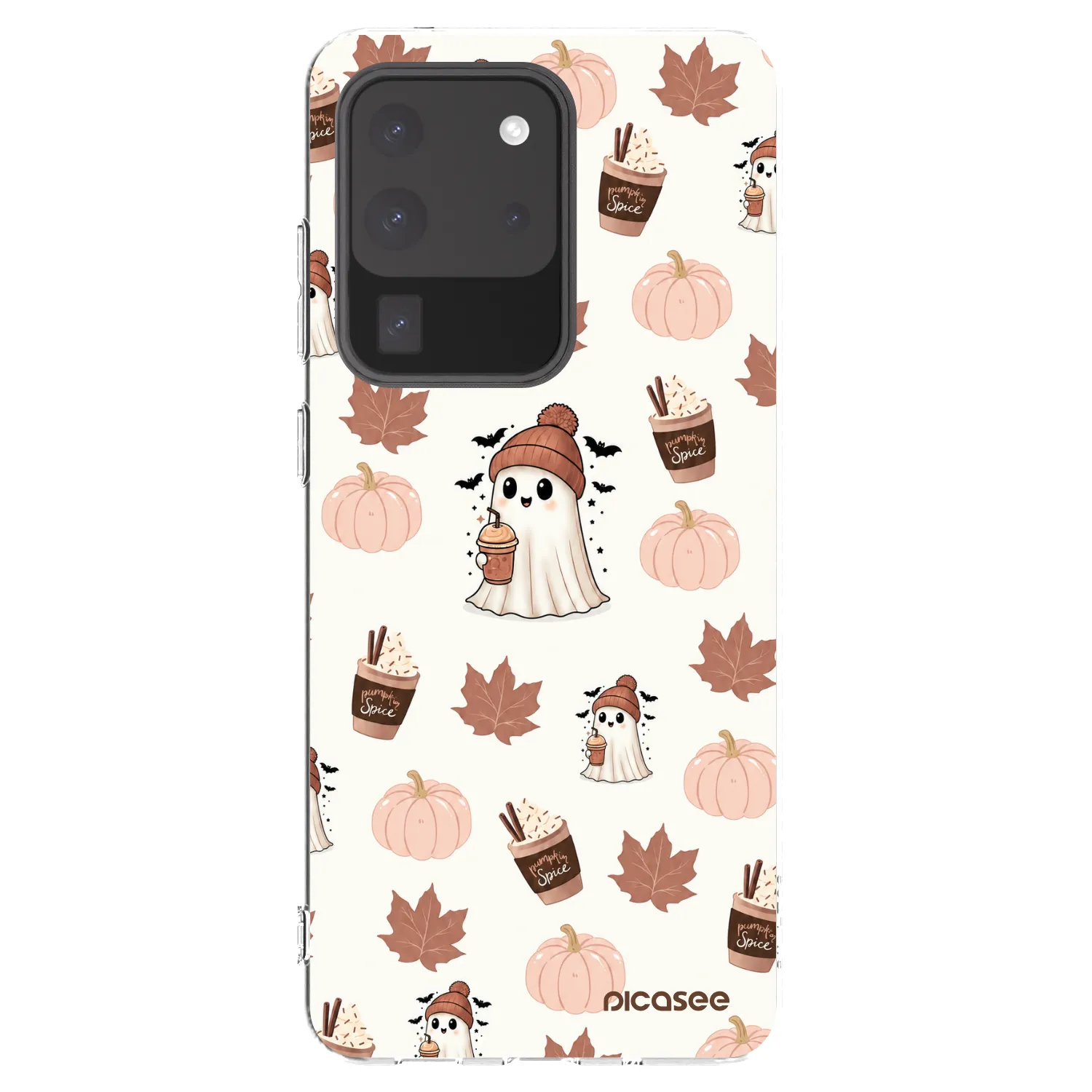 Picasee διαφανής θήκη σιλικόνης Samsung Galaxy S20 Ultra 5G G988F - Pumpkin spice
