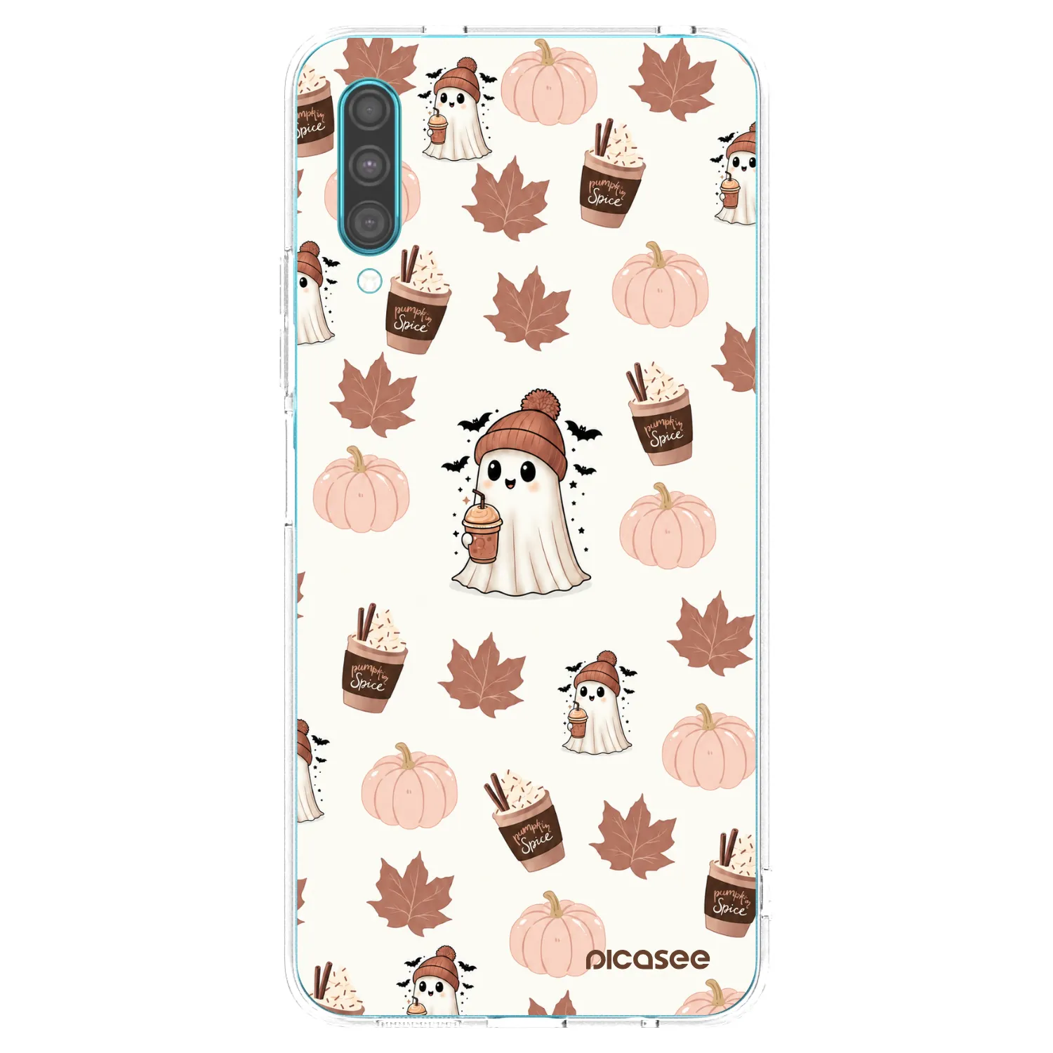 Picasee διαφανής θήκη σιλικόνης Samsung Galaxy A30s A307F - Pumpkin spice