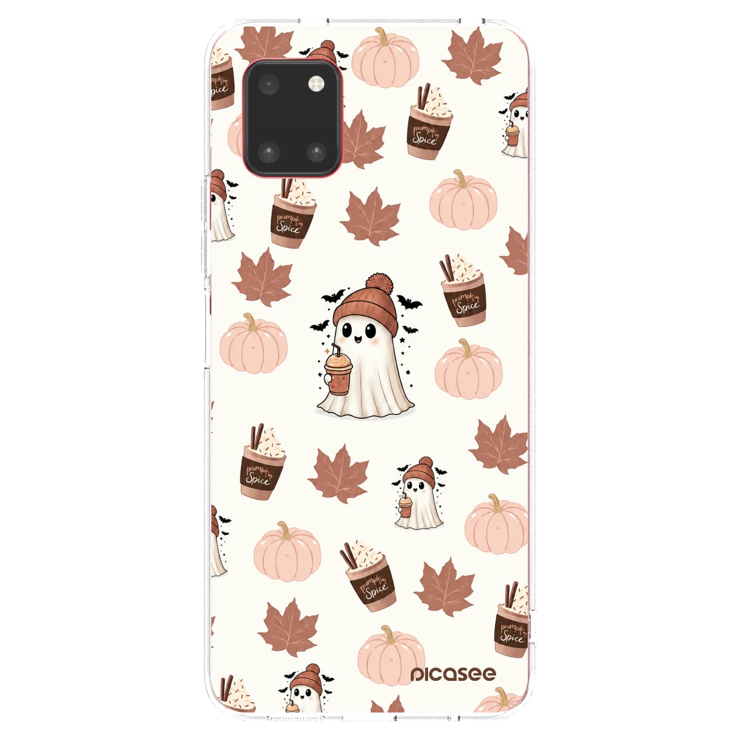 Picasee διαφανής θήκη σιλικόνης Samsung Galaxy Note 10 Lite N770F - Pumpkin spice