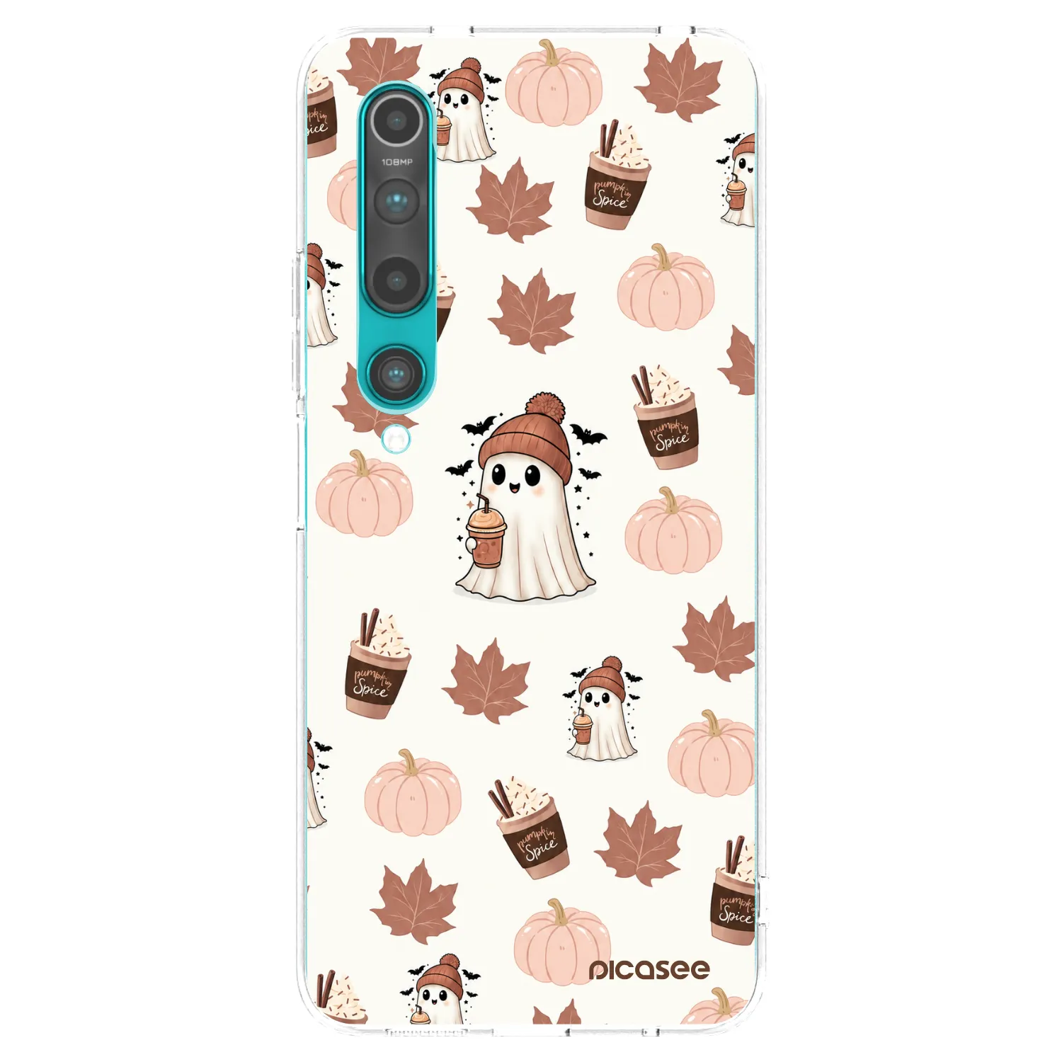 Picasee διαφανής θήκη σιλικόνης Xiaomi Mi 10 - Pumpkin spice