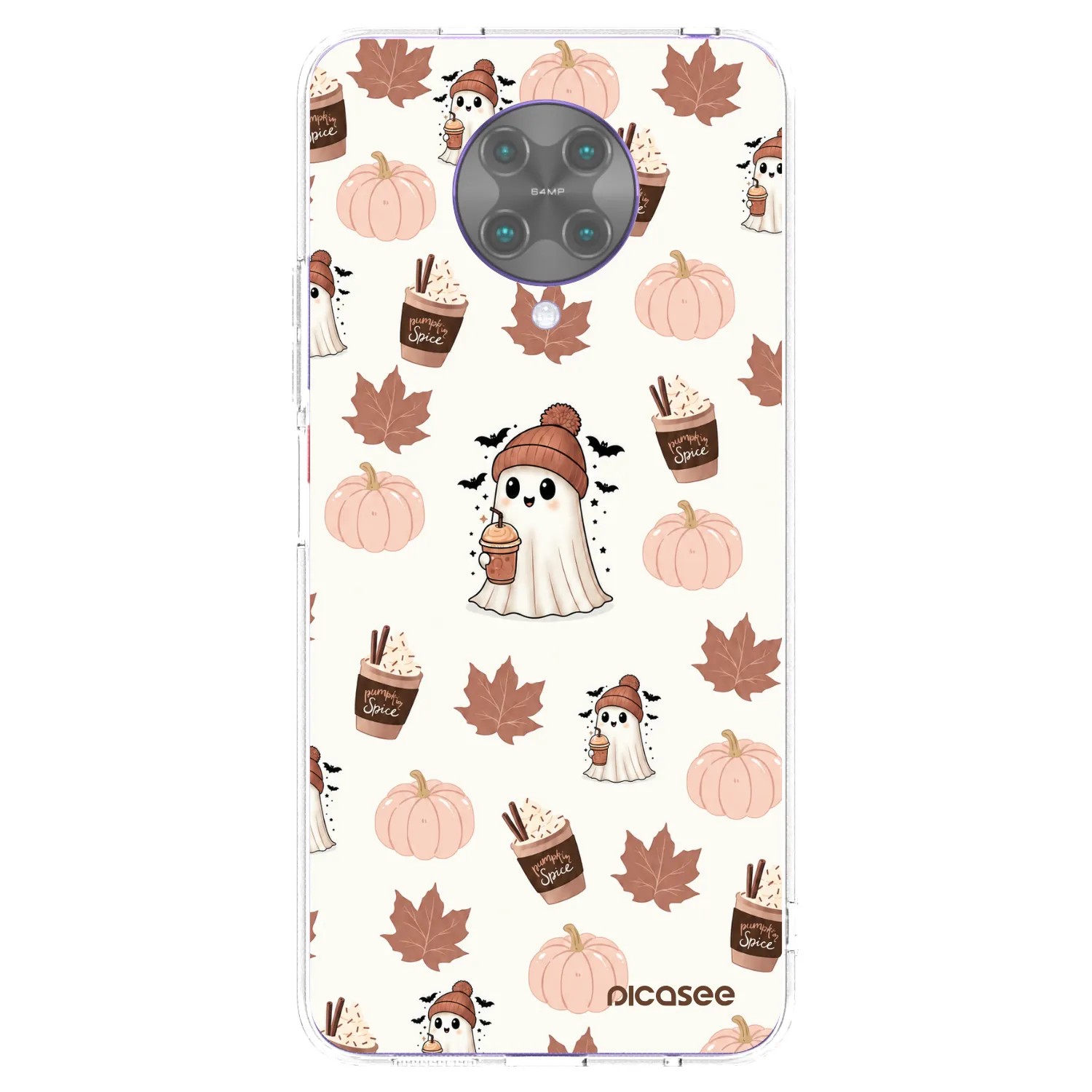 Picasee διαφανής θήκη σιλικόνης Xiaomi Poco F2 Pro - Pumpkin spice