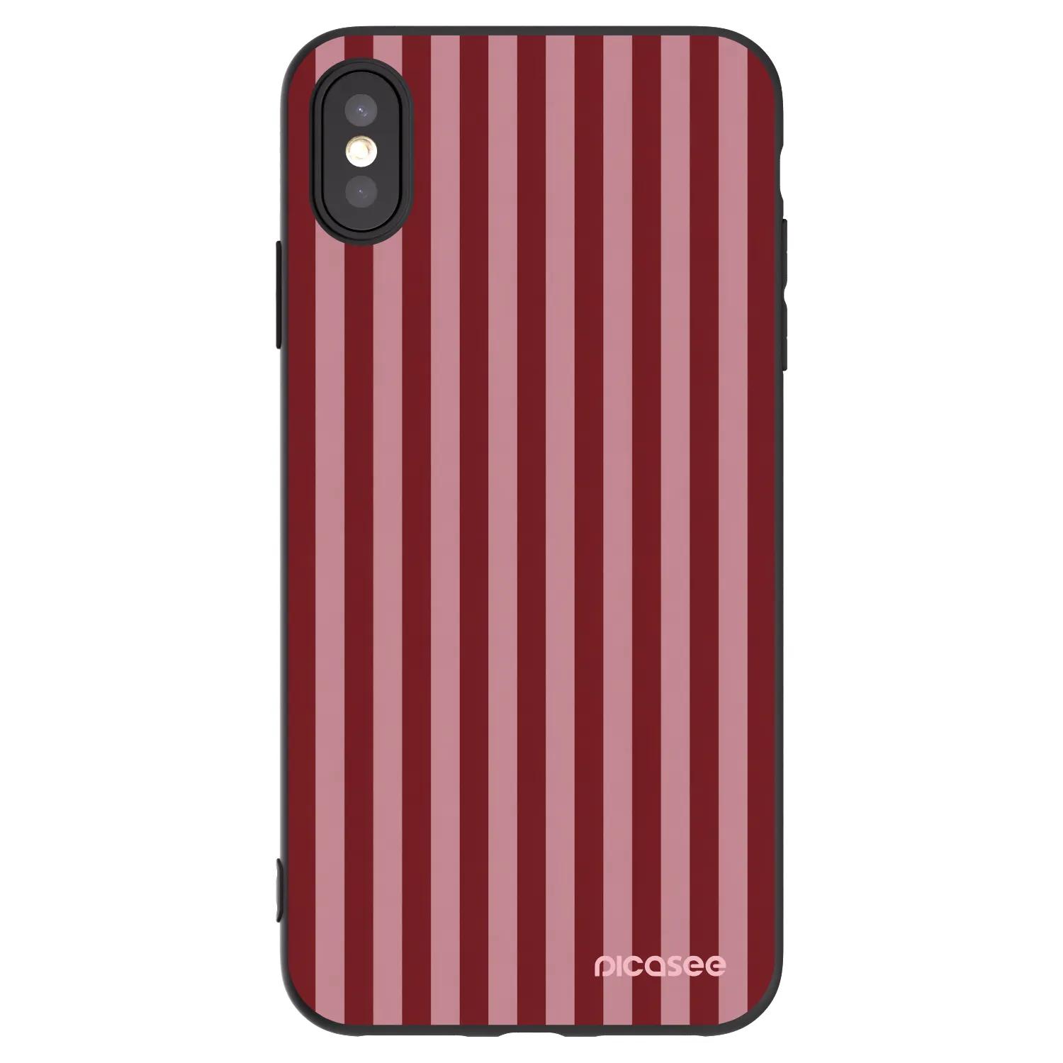Picasee Μαύρη θήκη σιλικόνης για Apple iPhone XS Max - Dawn