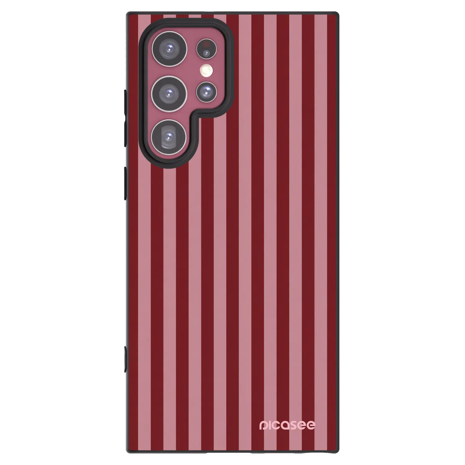 Picasee Μαύρη θήκη σιλικόνης για Samsung Galaxy S22 Ultra 5G - Dawn