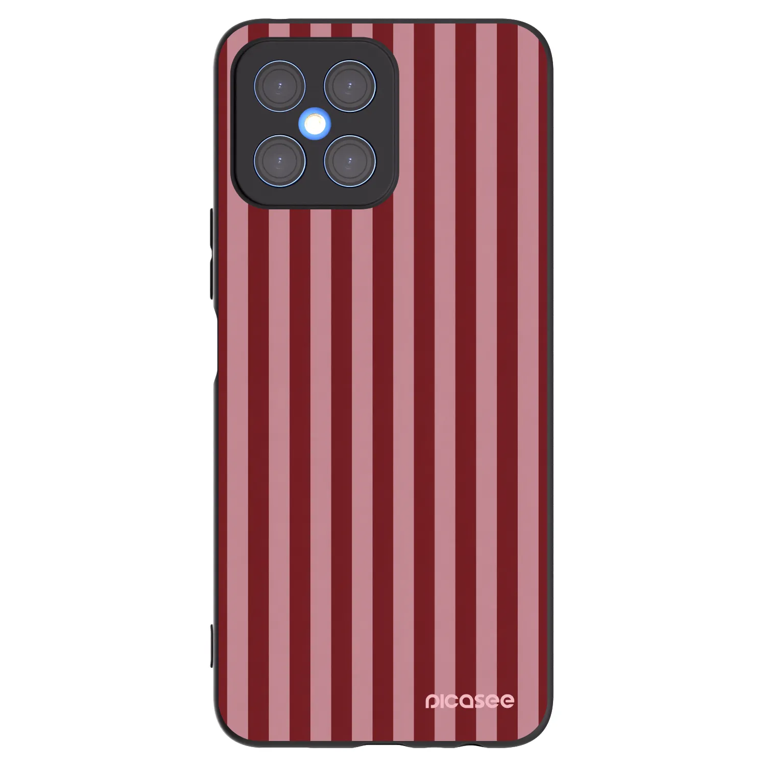 Picasee Μαύρη θήκη σιλικόνης για Honor X8 4G - Dawn