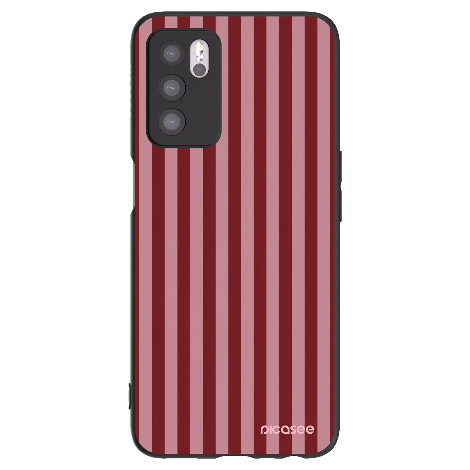 Picasee Μαύρη θήκη σιλικόνης για OPPO A16 - Dawn