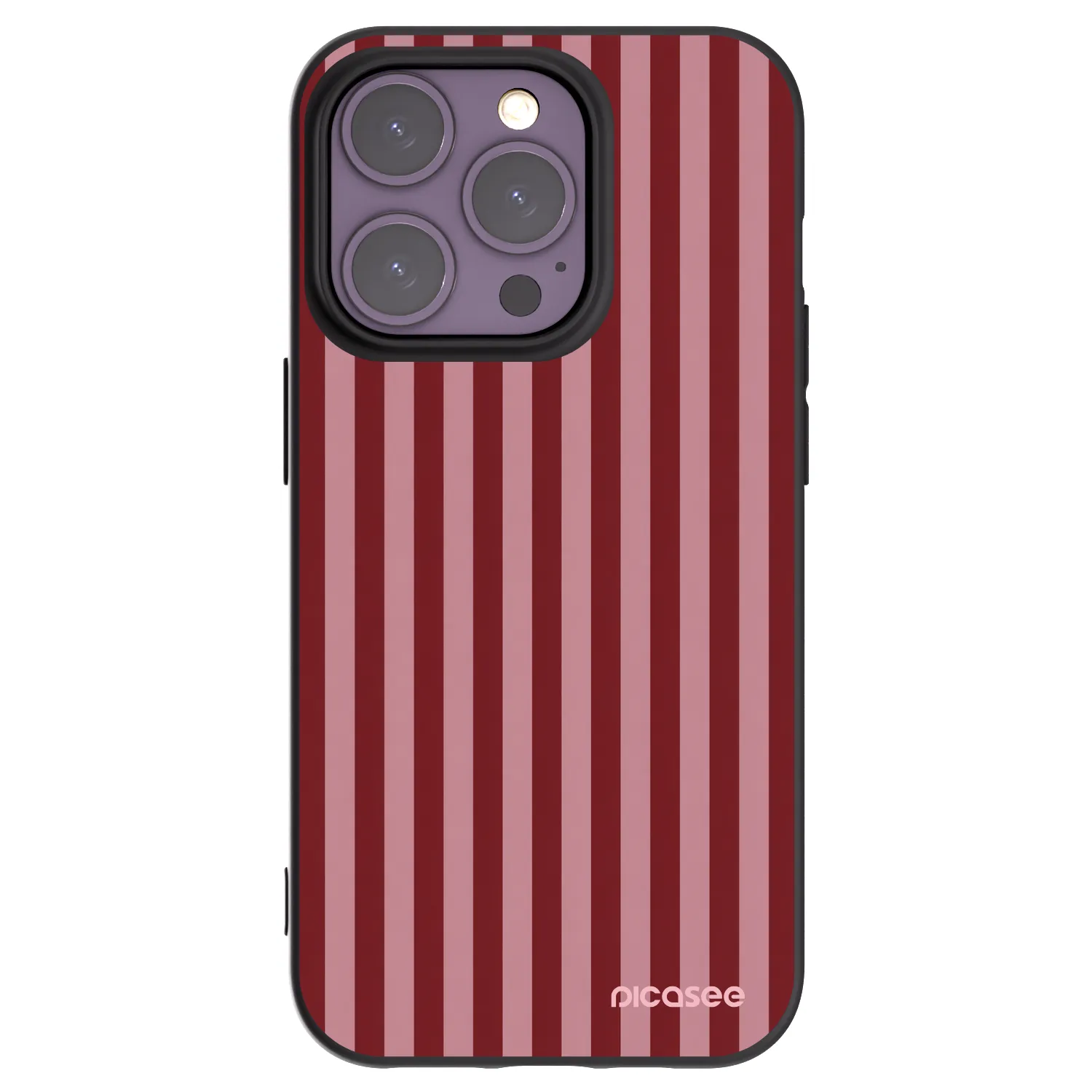 Picasee Μαύρη θήκη σιλικόνης για Apple iPhone 14 Pro - Dawn