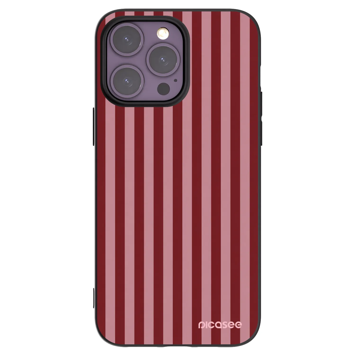 Picasee Μαύρη θήκη σιλικόνης για Apple iPhone 14 Pro Max - Dawn