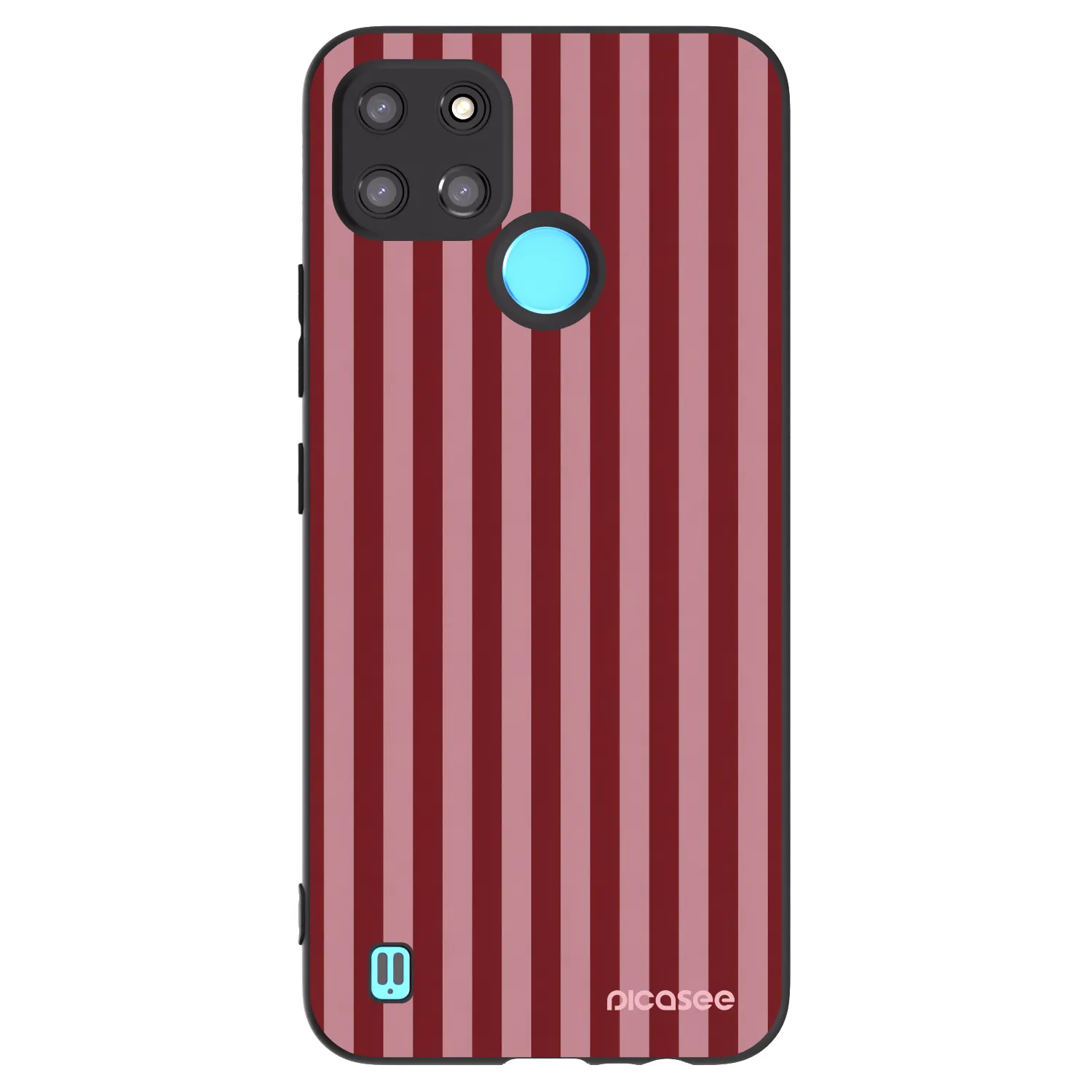 Picasee Μαύρη θήκη σιλικόνης για Realme C21Y - Dawn