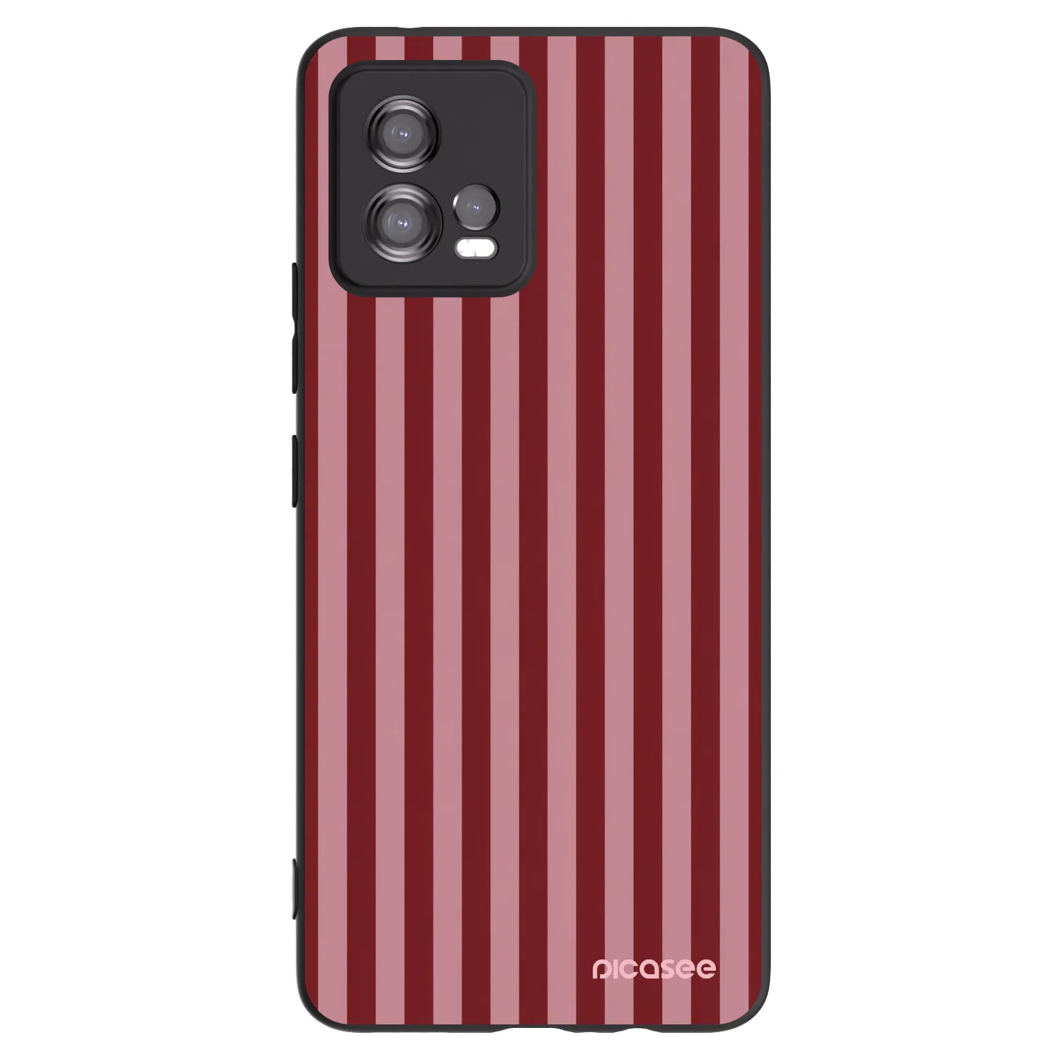 Picasee Μαύρη θήκη σιλικόνης για Motorola Moto G72 - Dawn