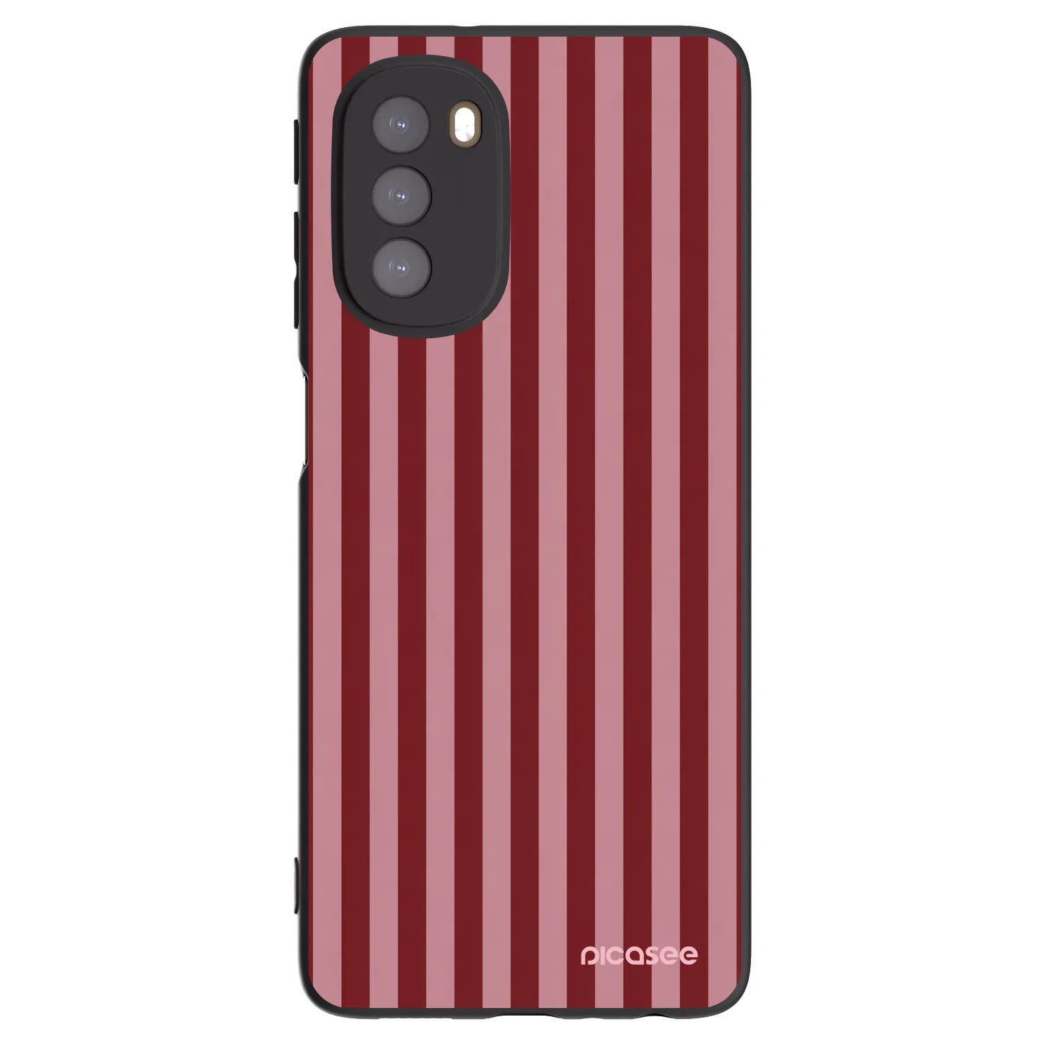 Picasee Μαύρη θήκη σιλικόνης για Motorola Moto G51 - Dawn