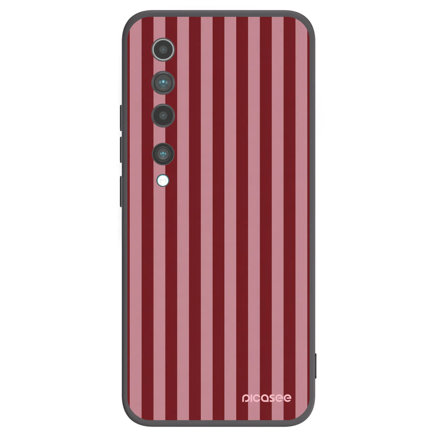 Picasee Μαύρη θήκη σιλικόνης για Xiaomi Mi 10 - Dawn