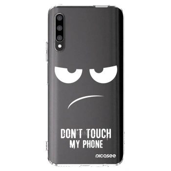 Picasee διαφανής θήκη σιλικόνης Honor 9X Pro - Don't Touch My Phone