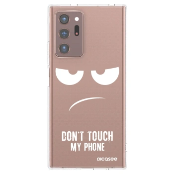 Picasee διαφανής θήκη σιλικόνης Samsung Galaxy Note 20 Ultra - Don't Touch My Phone