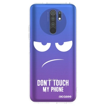 Picasee διαφανής θήκη σιλικόνης Xiaomi Redmi 9 - Don't Touch My Phone